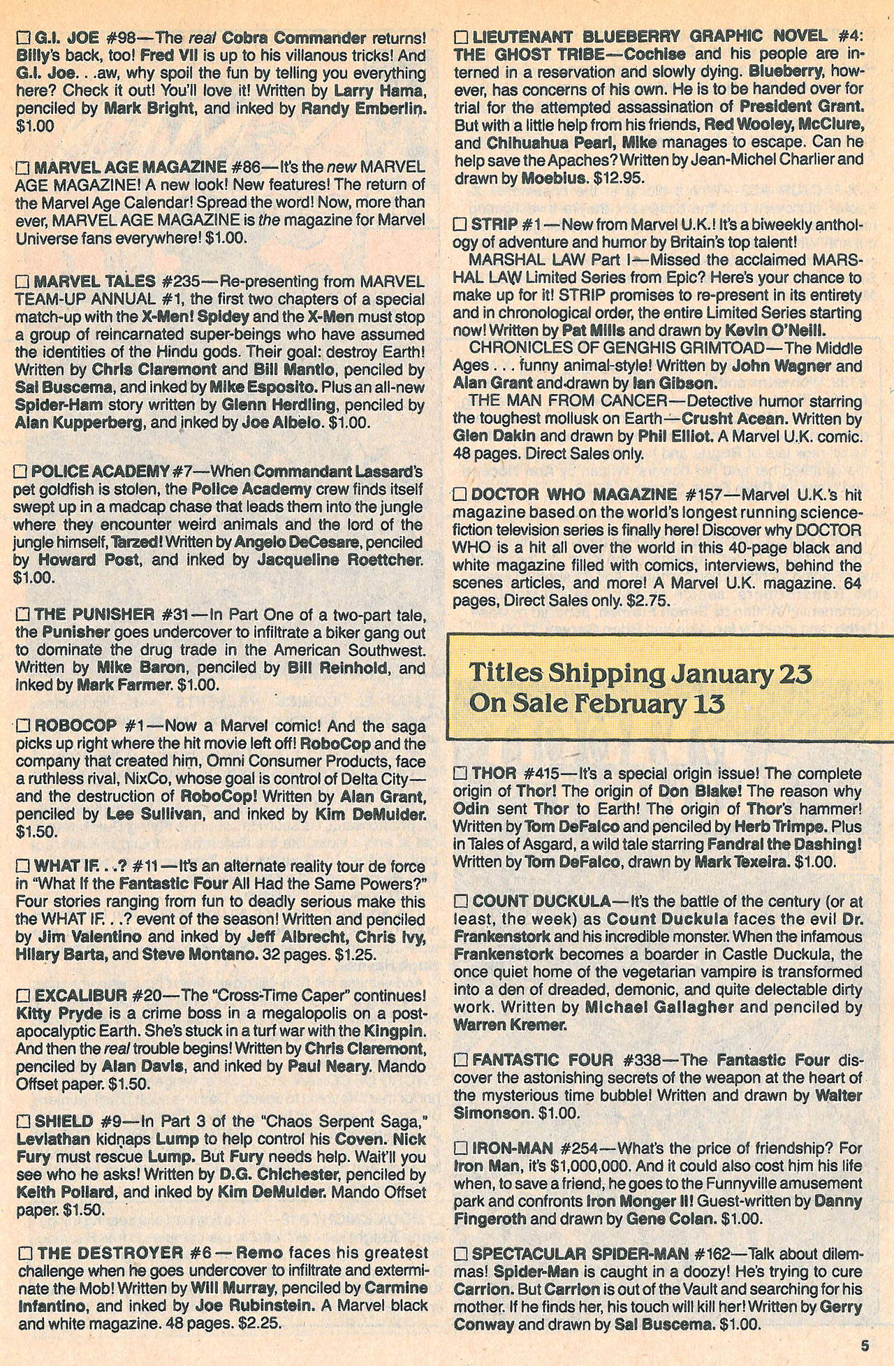 Read online Marvel Age comic -  Issue #85 - 7