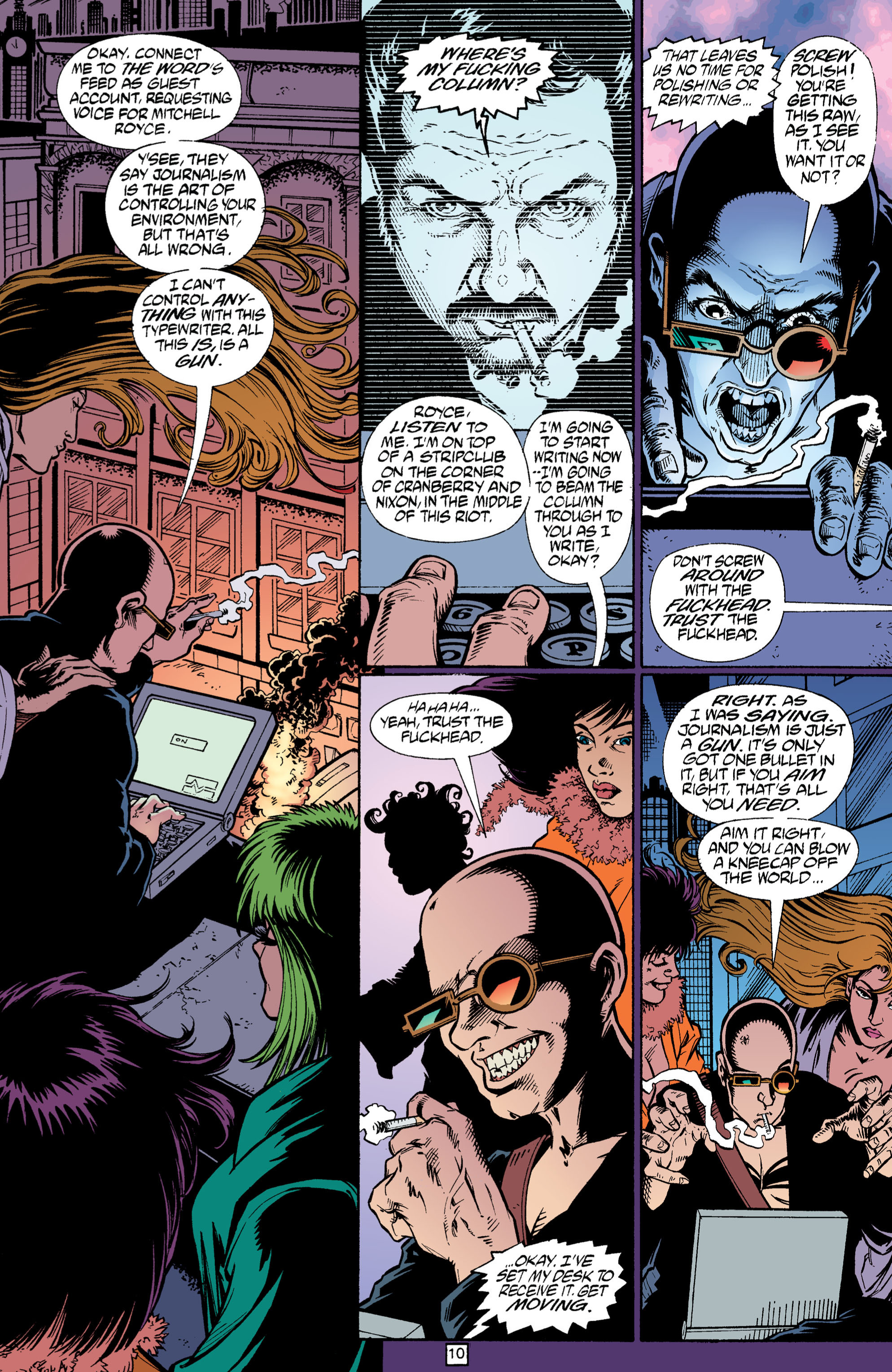 Read online Transmetropolitan comic -  Issue #3 - 10