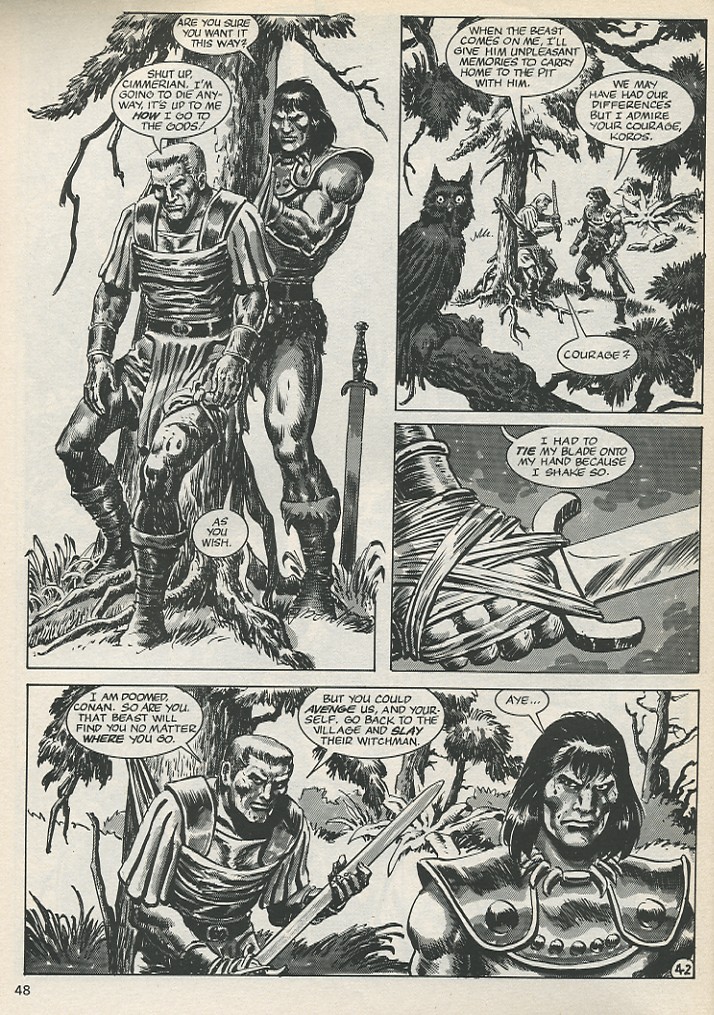 Read online The Savage Sword Of Conan comic -  Issue #135 - 46