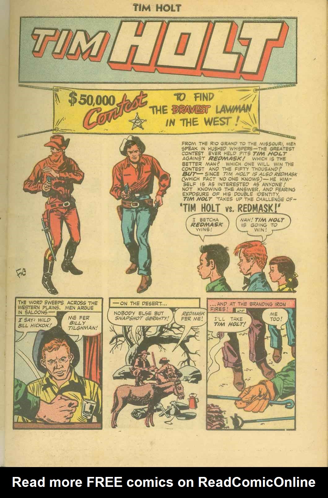 Read online Tim Holt comic -  Issue #36 - 3