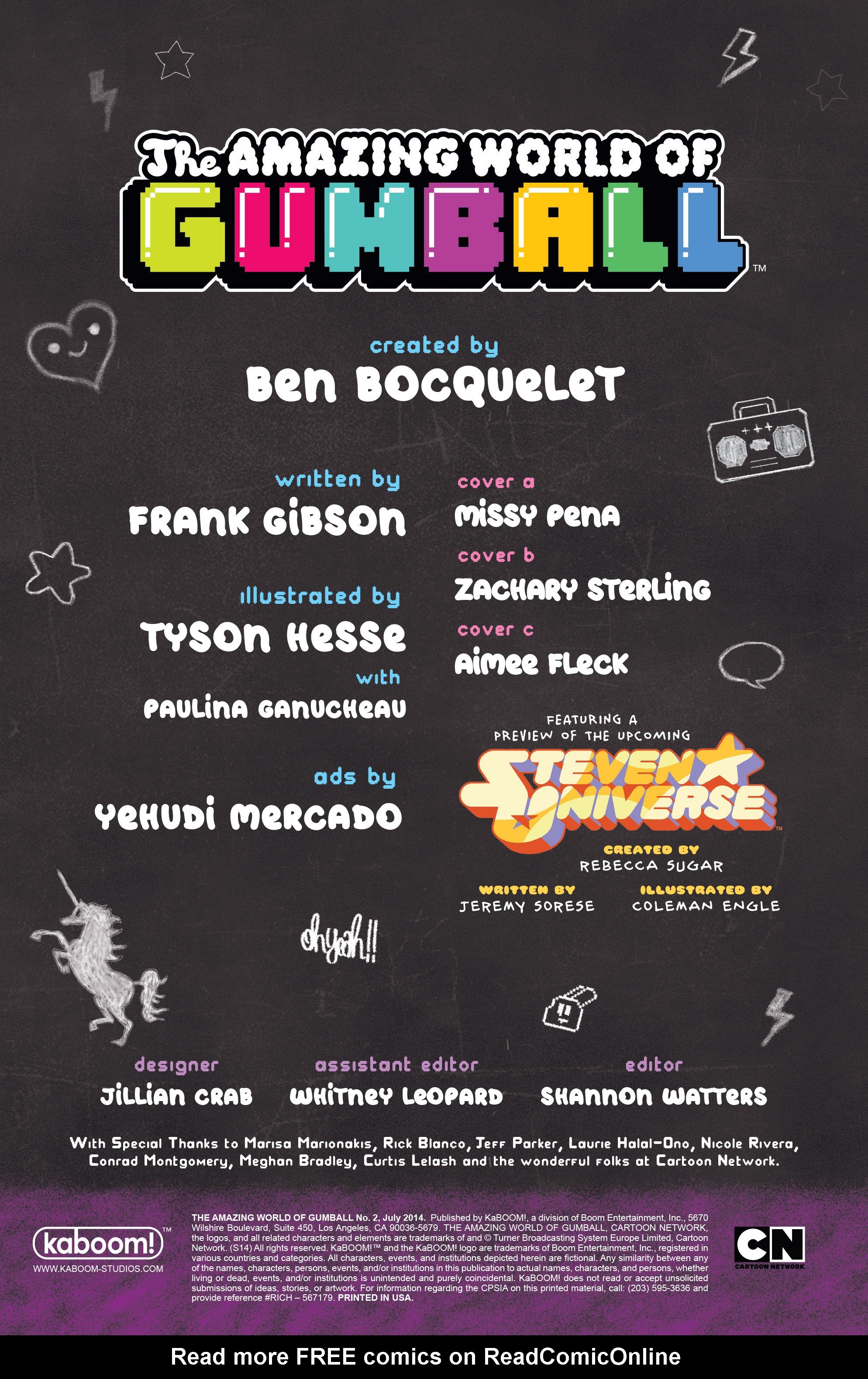 Read online The Amazing World of Gumball comic -  Issue #2 - 2