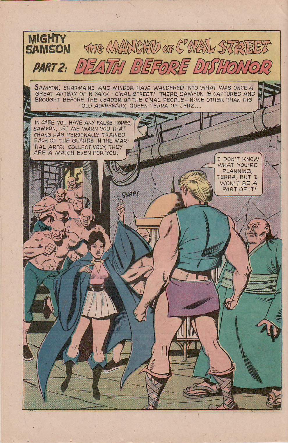 Read online Mighty Samson (1964) comic -  Issue #24 - 20