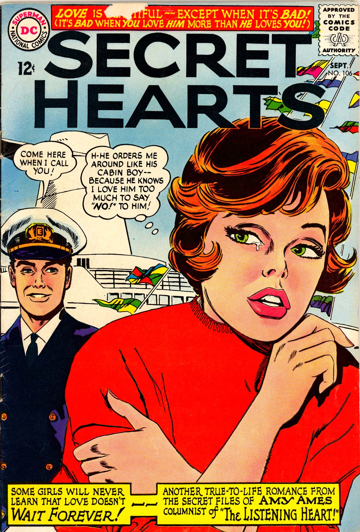 Read online Secret Hearts comic -  Issue #106 - 1