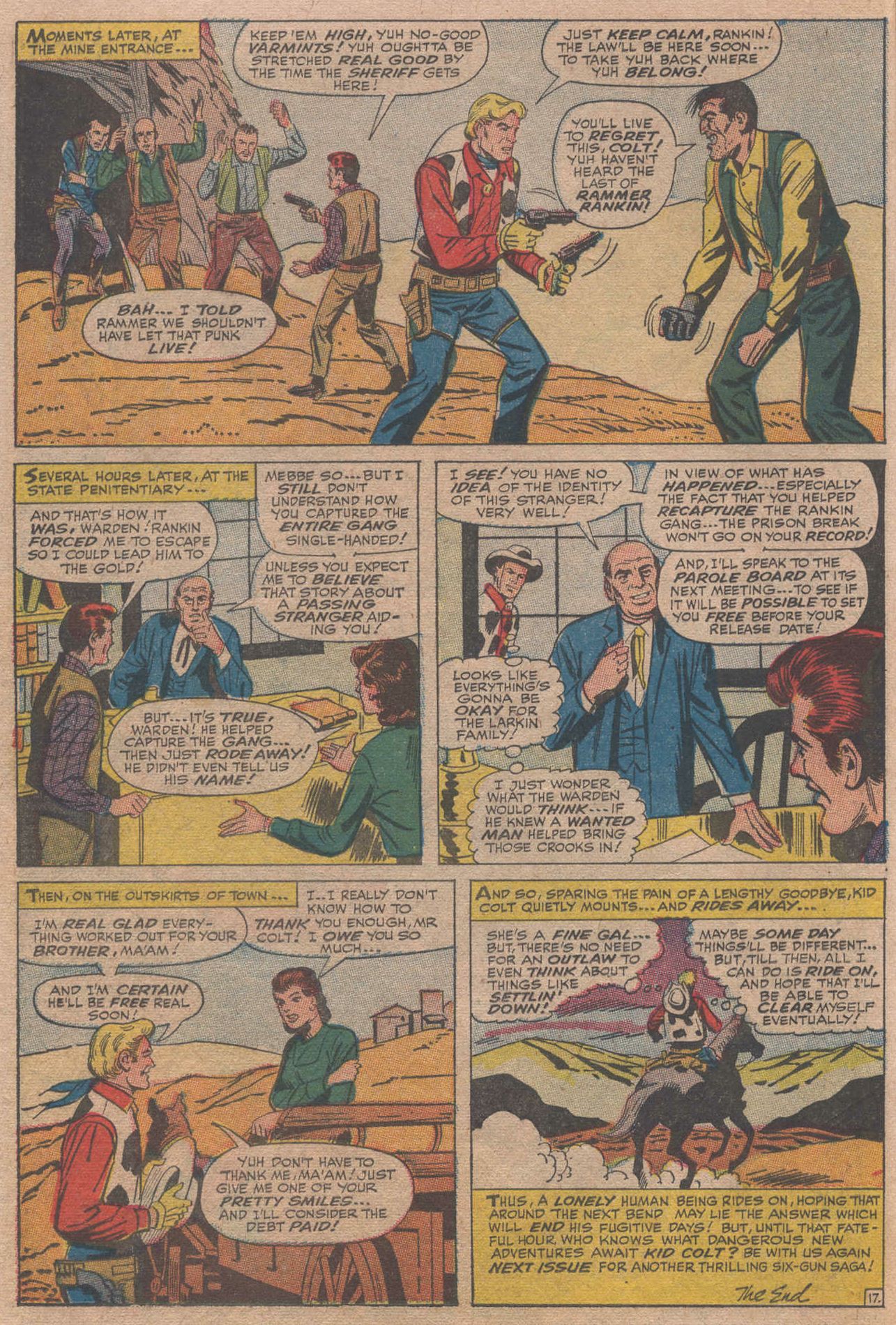 Read online Kid Colt Outlaw comic -  Issue #133 - 22