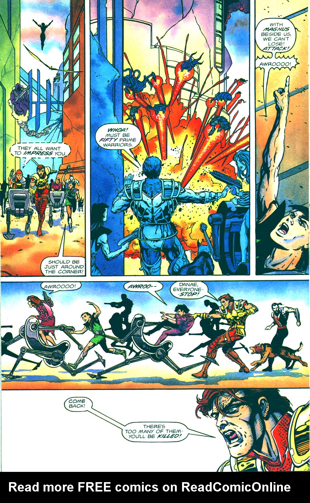 Read online Magnus Robot Fighter (1991) comic -  Issue #36 - 17