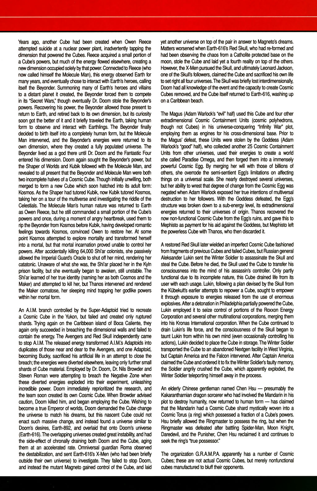 Read online All-New Official Handbook of the Marvel Universe A to Z comic -  Issue #3 - 7