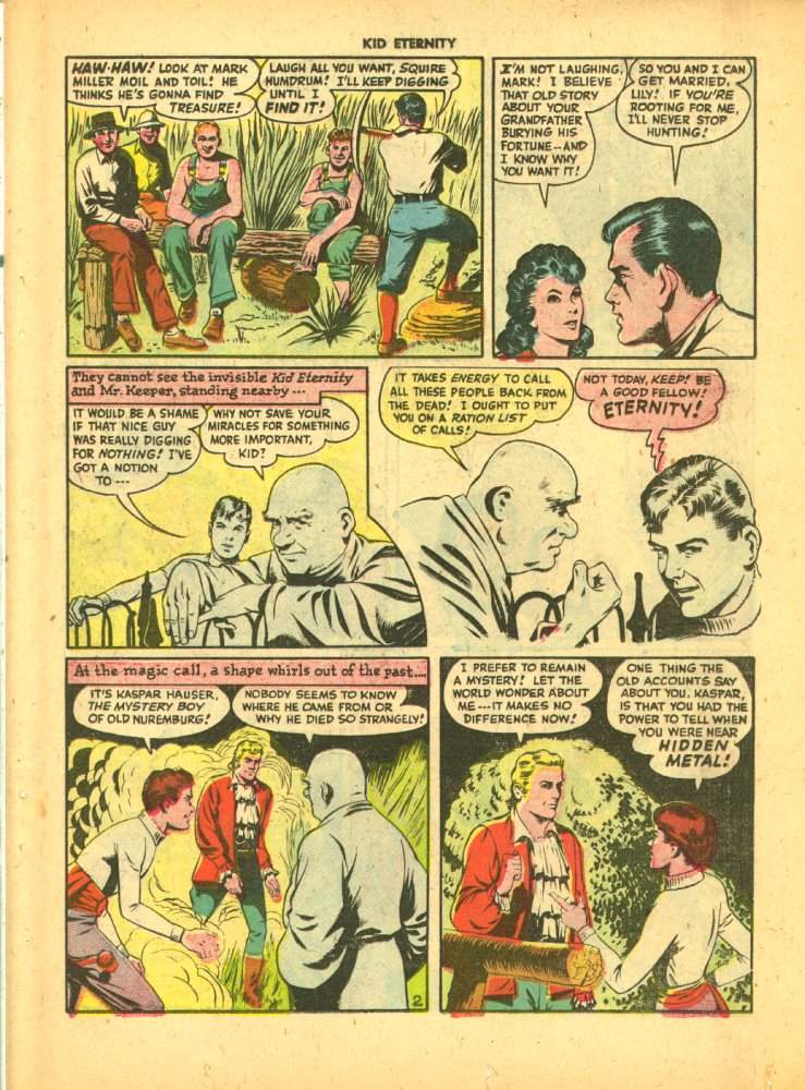 Read online Kid Eternity (1946) comic -  Issue #4 - 37