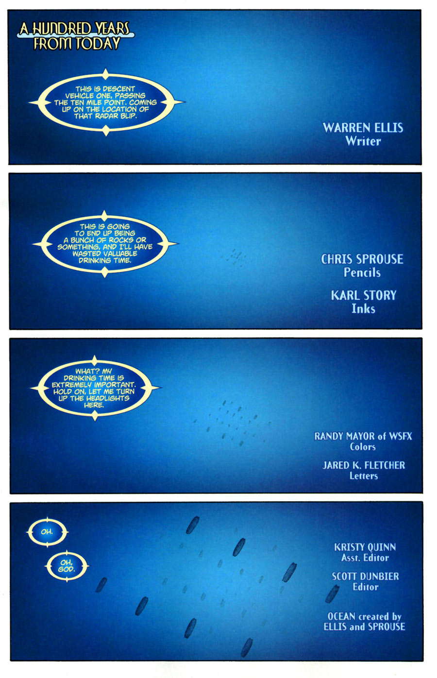 Read online Ocean comic -  Issue #1 - 2