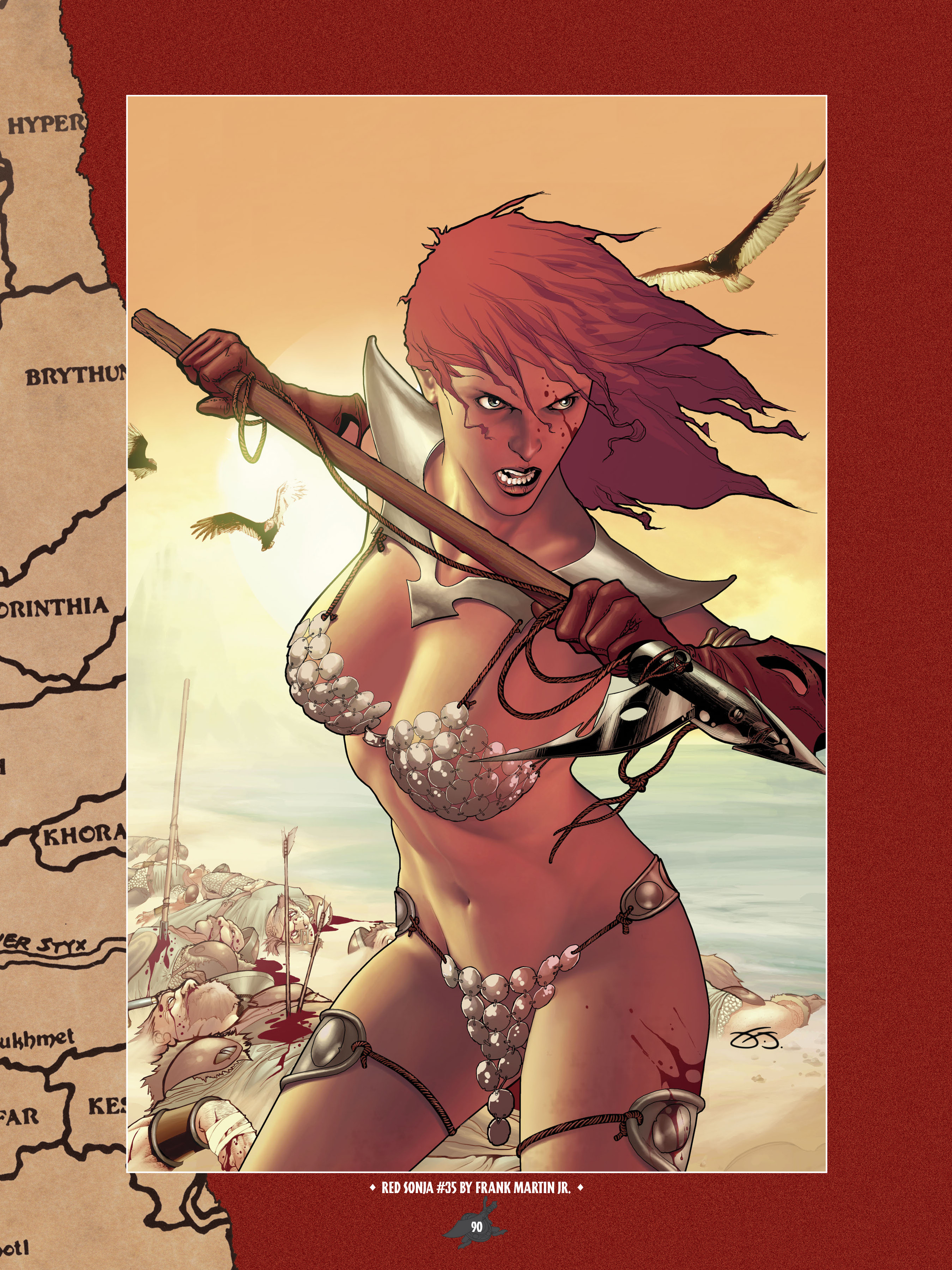 Read online The Art of Red Sonja comic -  Issue # TPB 1 (Part 1) - 89