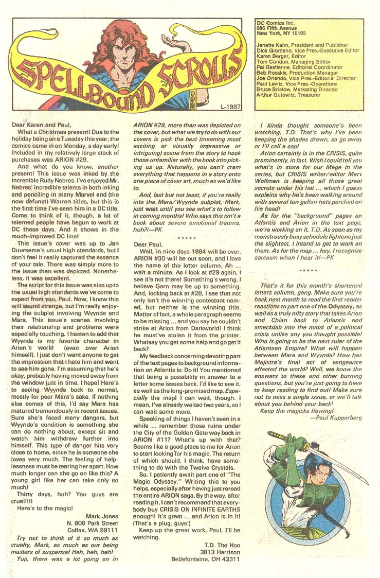 Read online Arion, Lord of Atlantis comic -  Issue #33 - 26