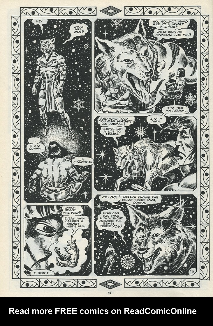 Read online The Savage Sword Of Conan comic -  Issue #167 - 48