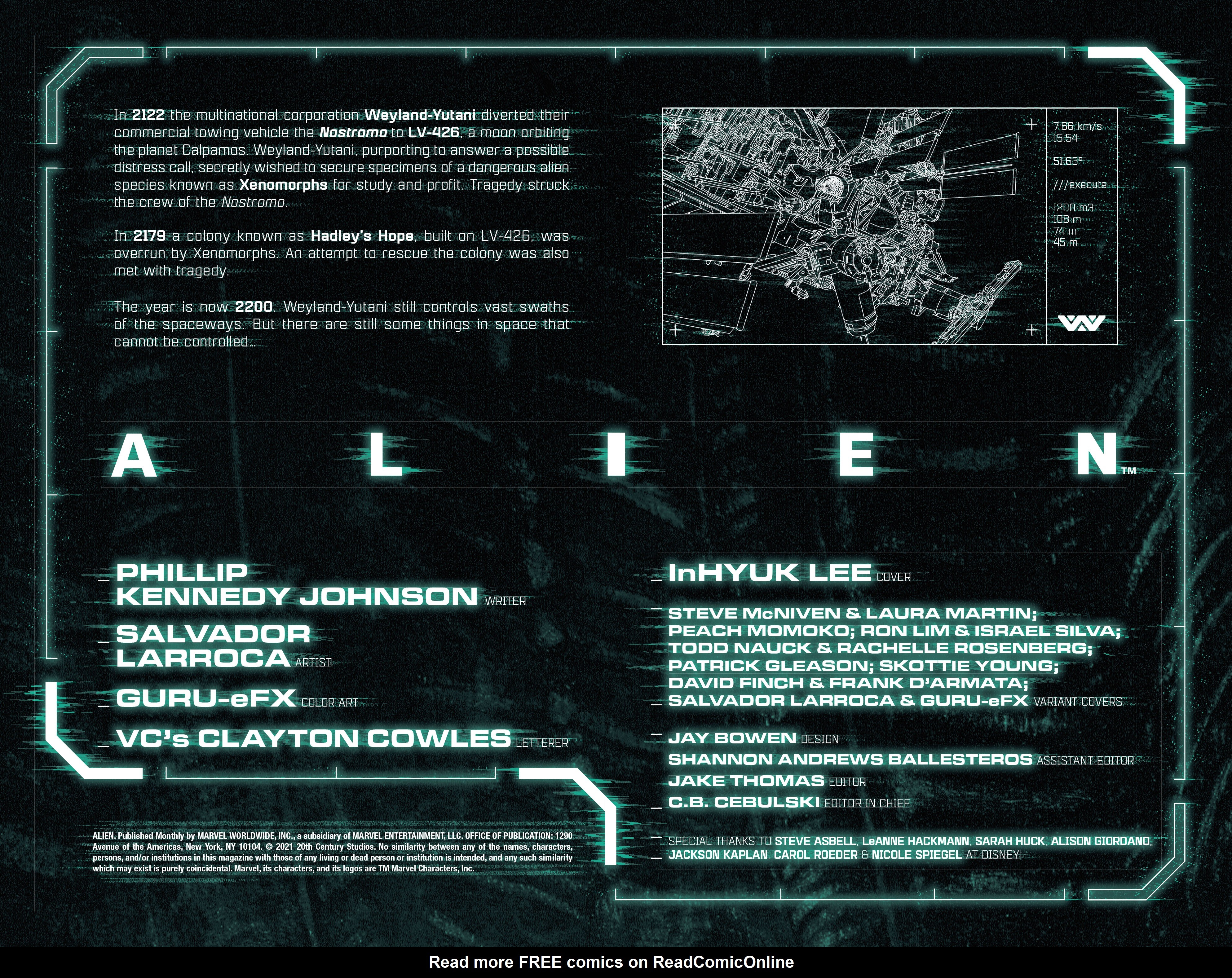 Read online Alien (2021) comic -  Issue #1 - 8
