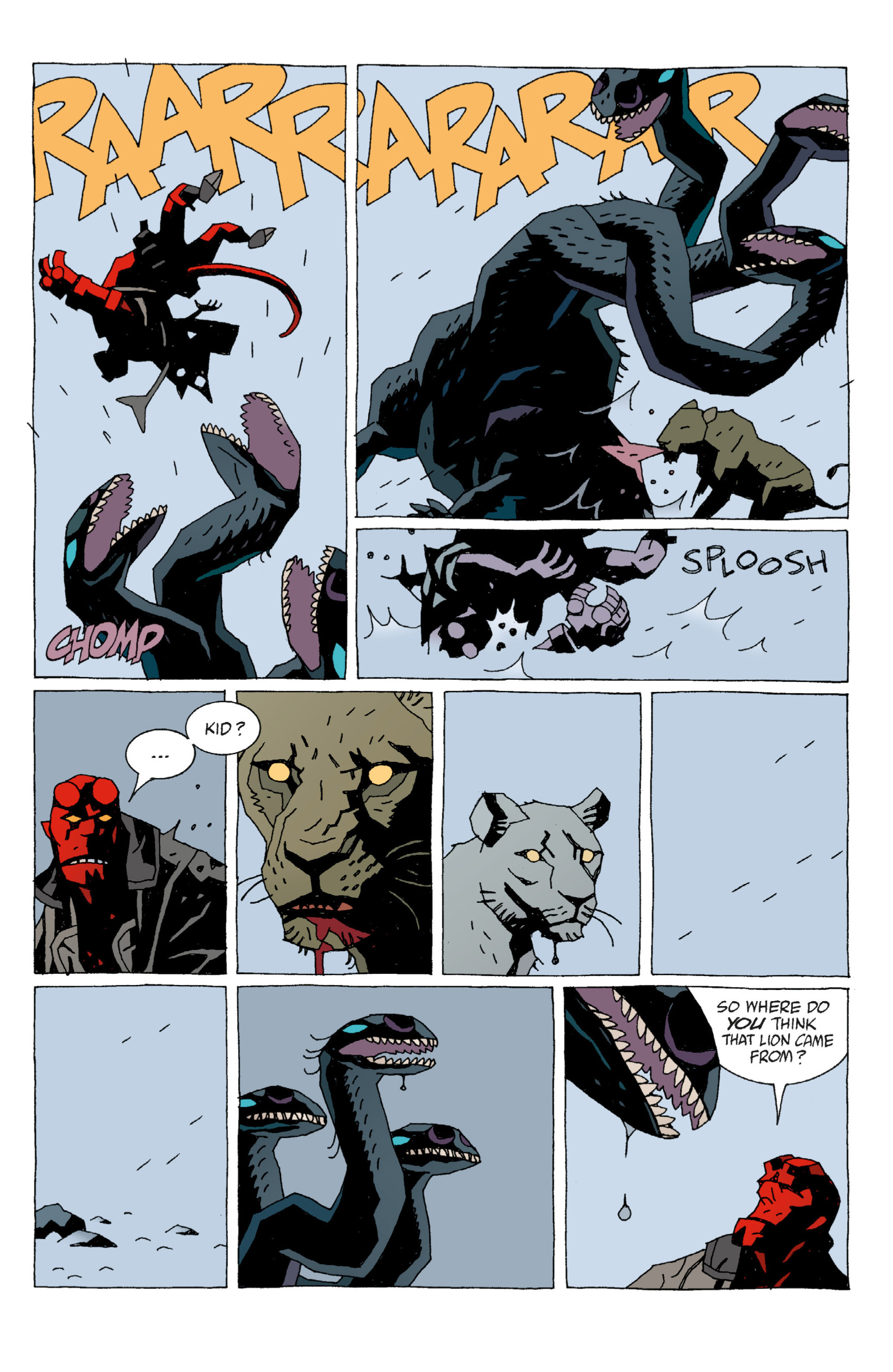 Read online Hellboy comic -  Issue #7 - 24