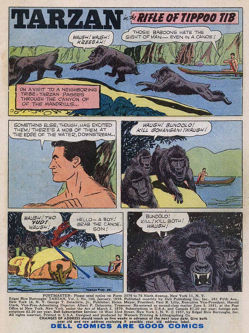 Read online Tarzan (1948) comic -  Issue #100 - 3