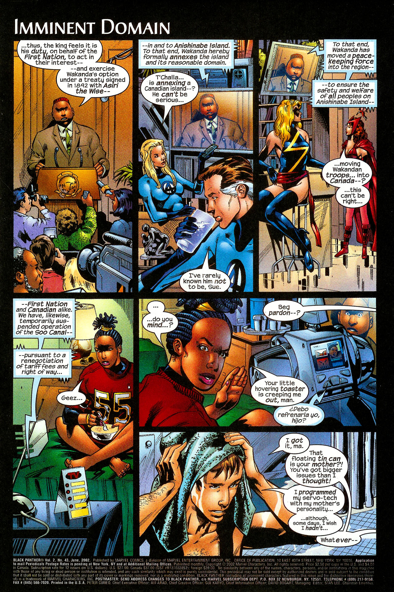 Read online Black Panther (1998) comic -  Issue #43 - 2