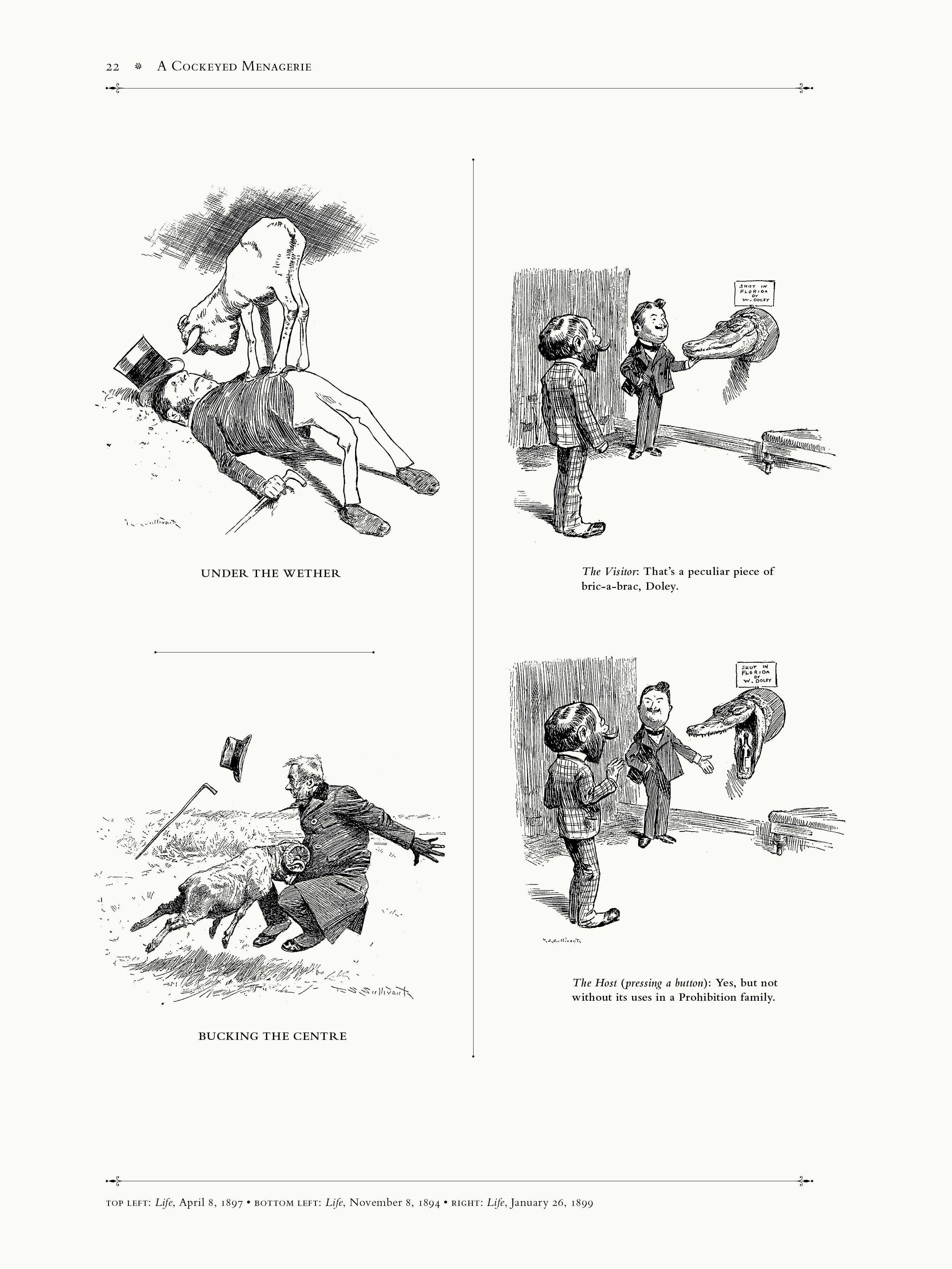 Read online A Cockeyed Menagerie: The Drawings of T.S. Sullivant comic -  Issue # TPB (Part 1) - 44