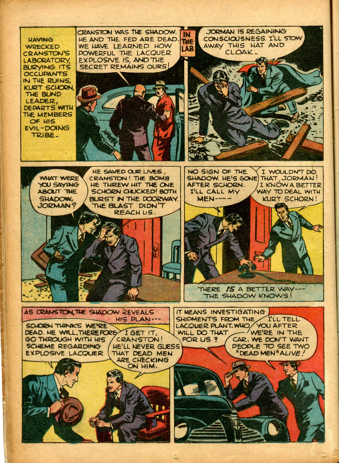 Read online Shadow Comics comic -  Issue #13 - 22