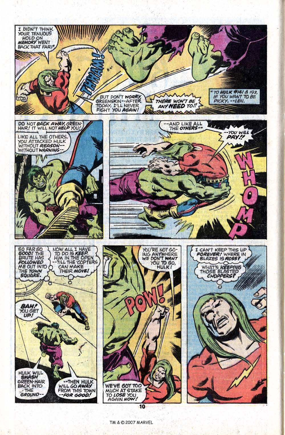 Read online The Incredible Hulk (1968) comic -  Issue #199 - 12