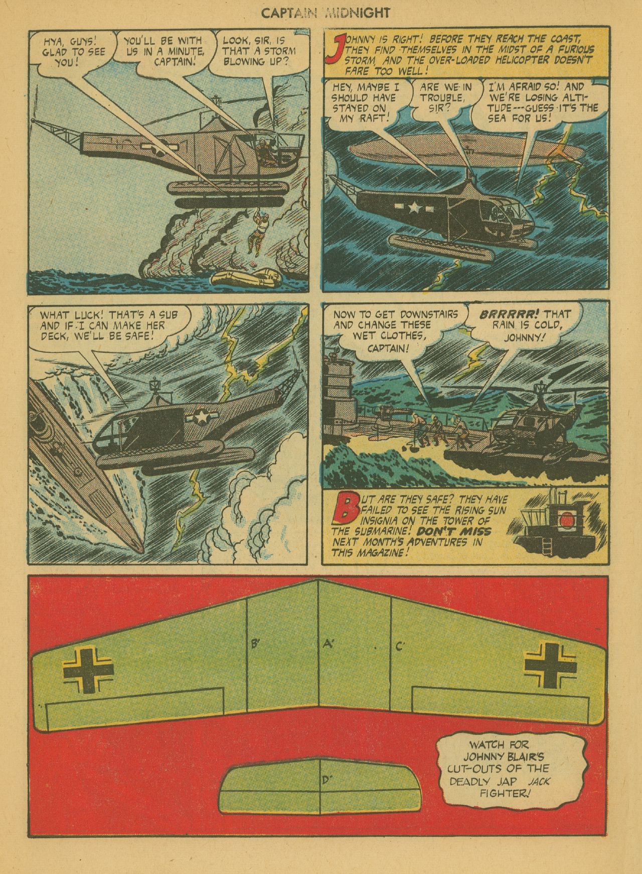 Read online Captain Midnight (1942) comic -  Issue #36 - 15
