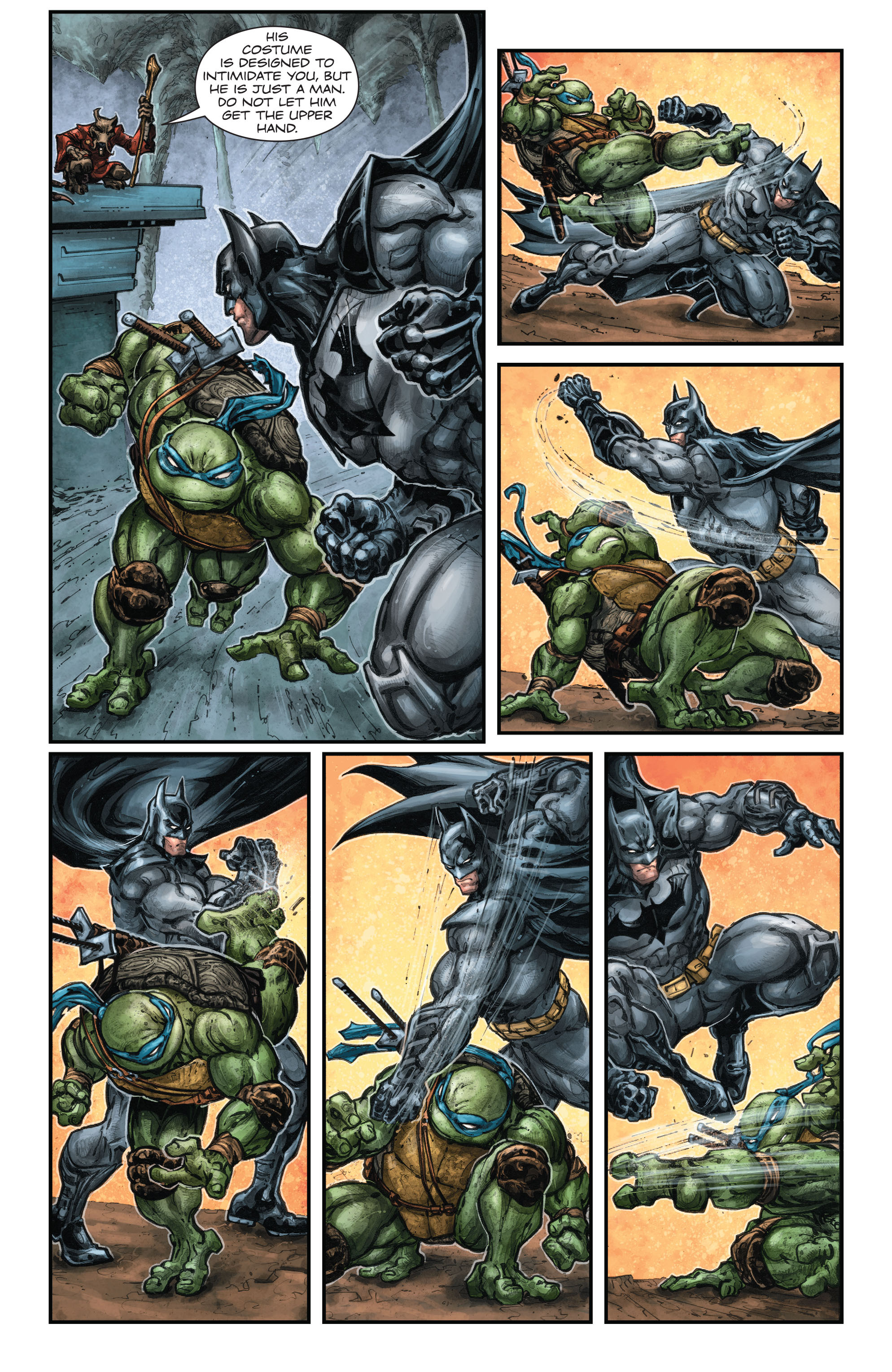 Read online Batman/Teenage Mutant Ninja Turtles comic -  Issue #4 - 9