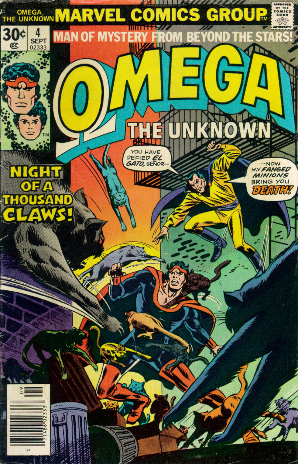 Read online Omega the Unknown comic -  Issue #4 - 1