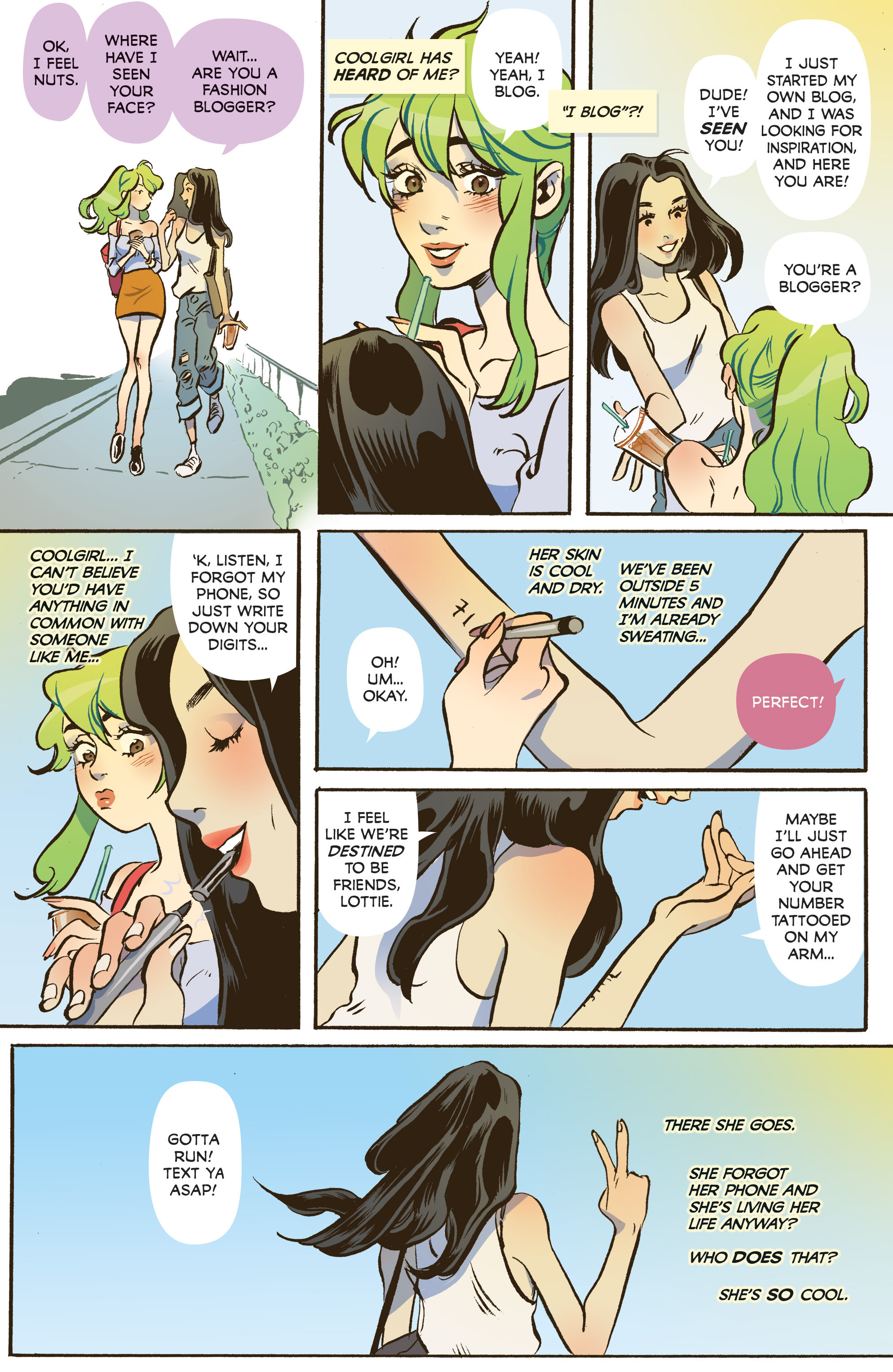 Read online Snotgirl comic -  Issue #1 - 13