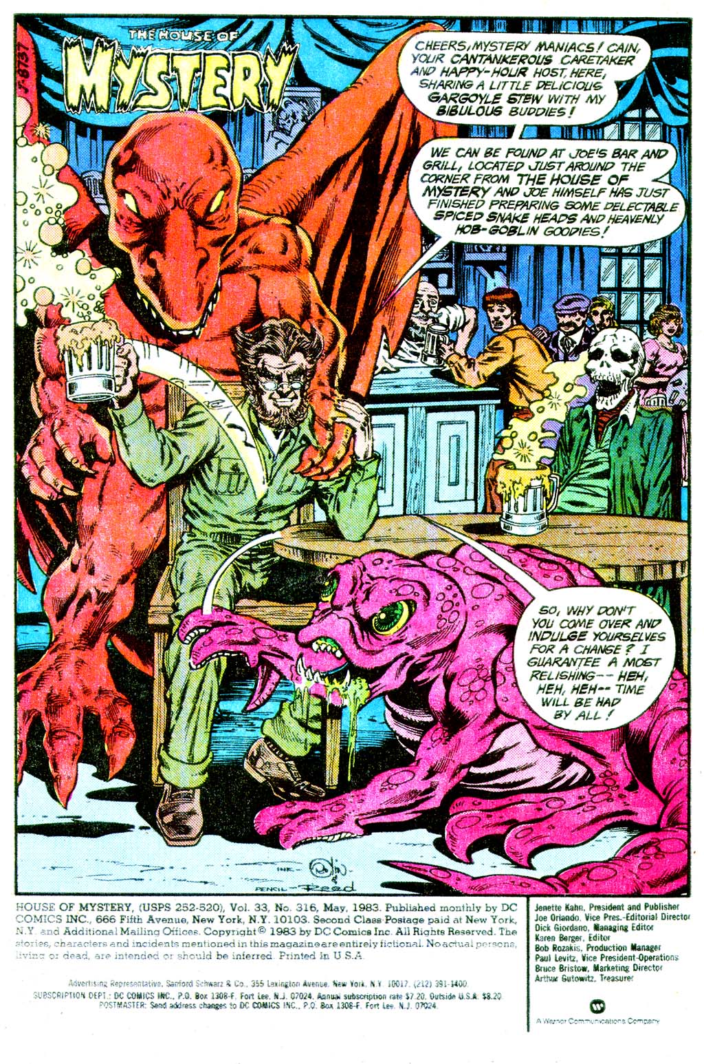 Read online House of Mystery (1951) comic -  Issue #316 - 2