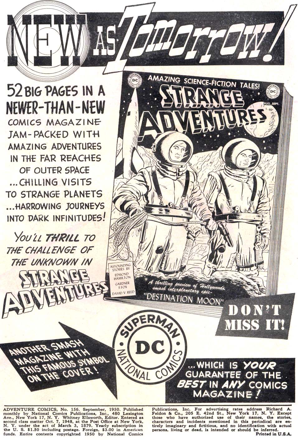 Read online Adventure Comics (1938) comic -  Issue #156 - 2