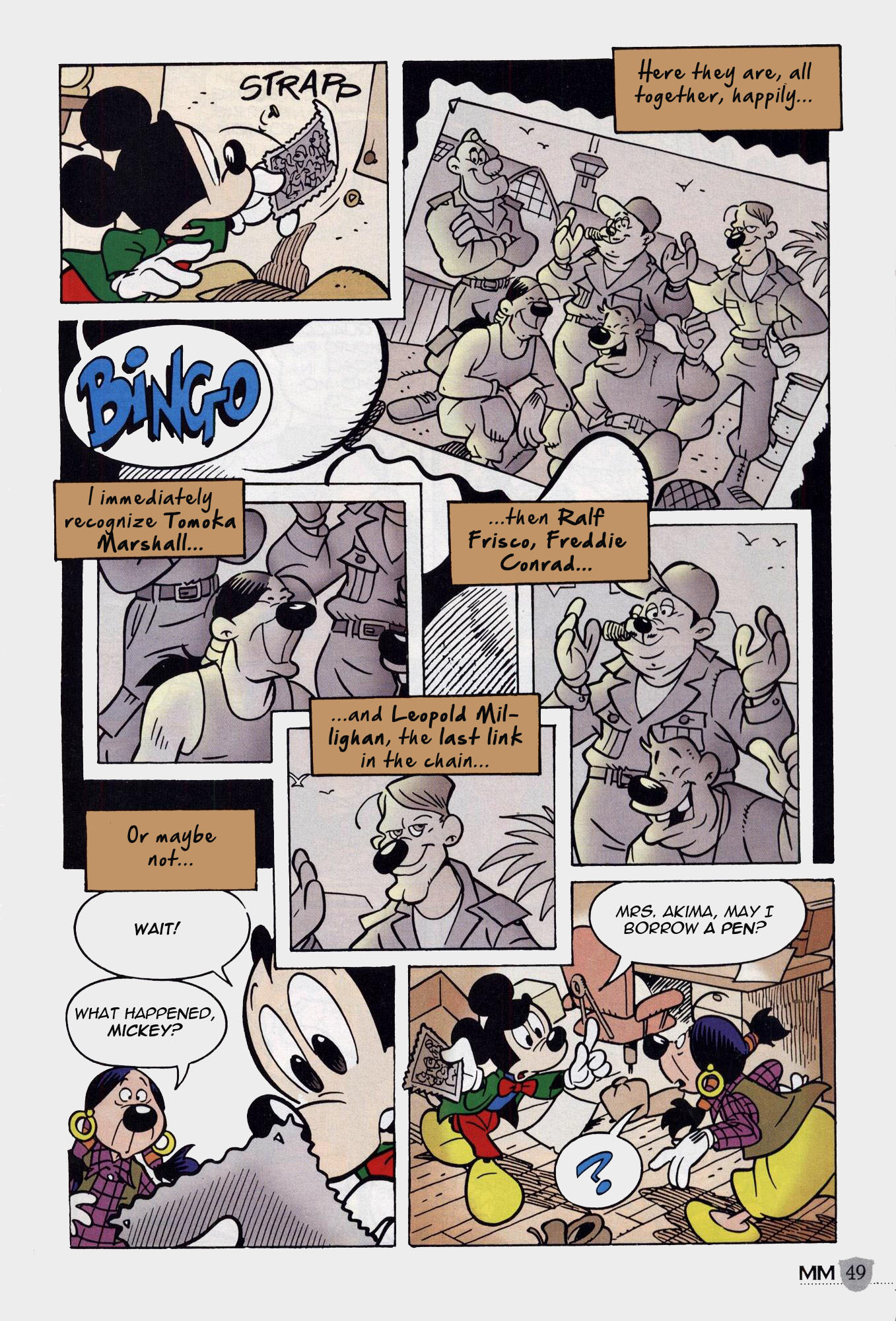 Read online Mickey Mouse Mystery Magazine comic -  Issue #1 - 49