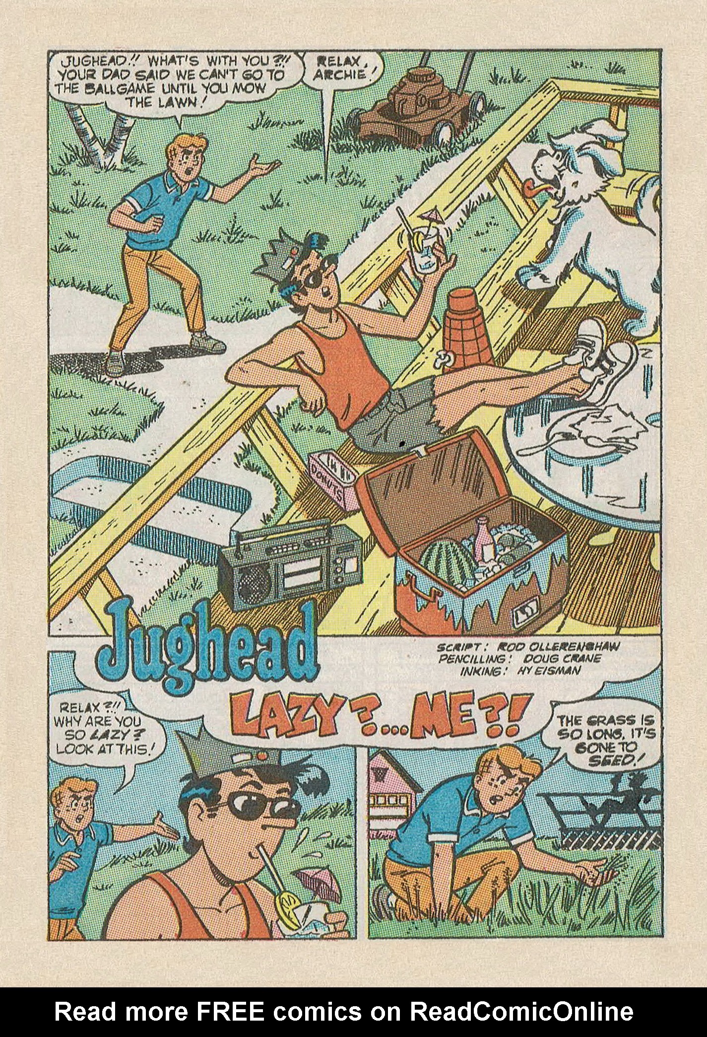 Read online Jughead Jones Comics Digest comic -  Issue #63 - 125