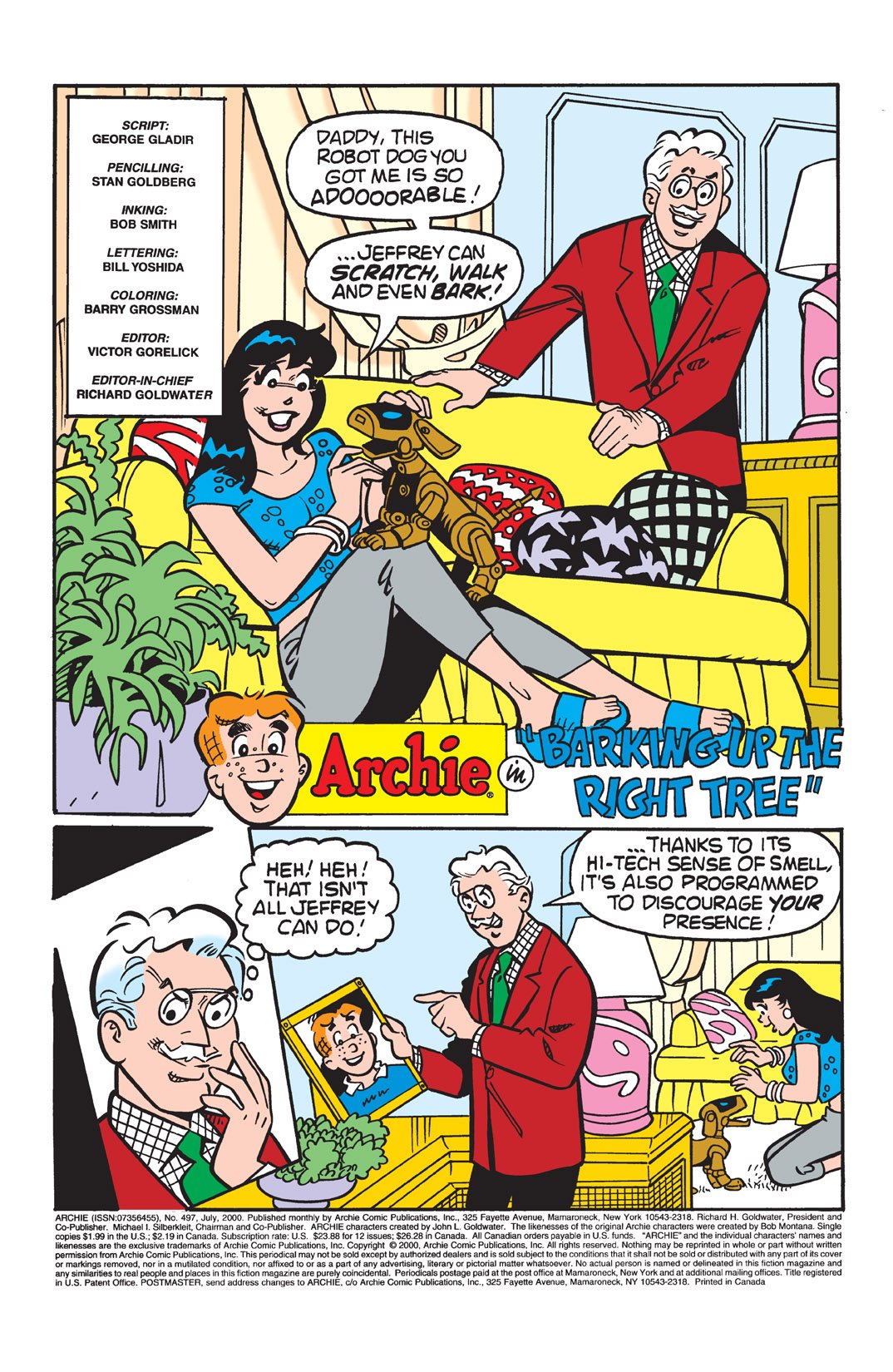 Read online Archie (1960) comic -  Issue #497 - 2