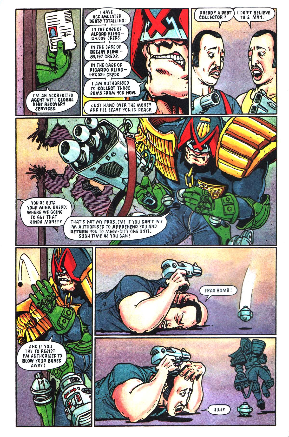 Read online Judge Dredd: The Megazine (vol. 2) comic -  Issue #3 - 4