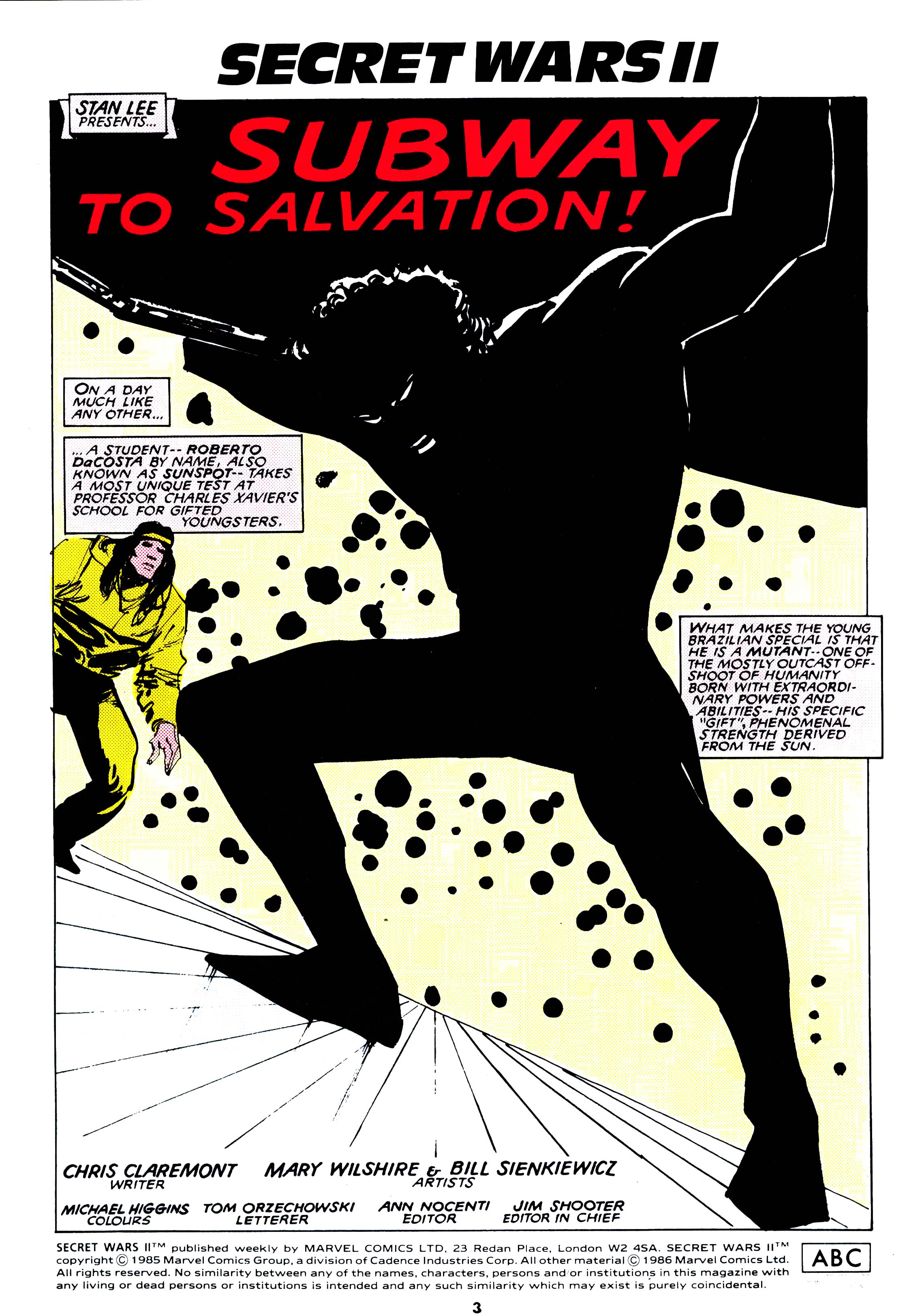 Read online Secret Wars (1985) comic -  Issue #74 - 3