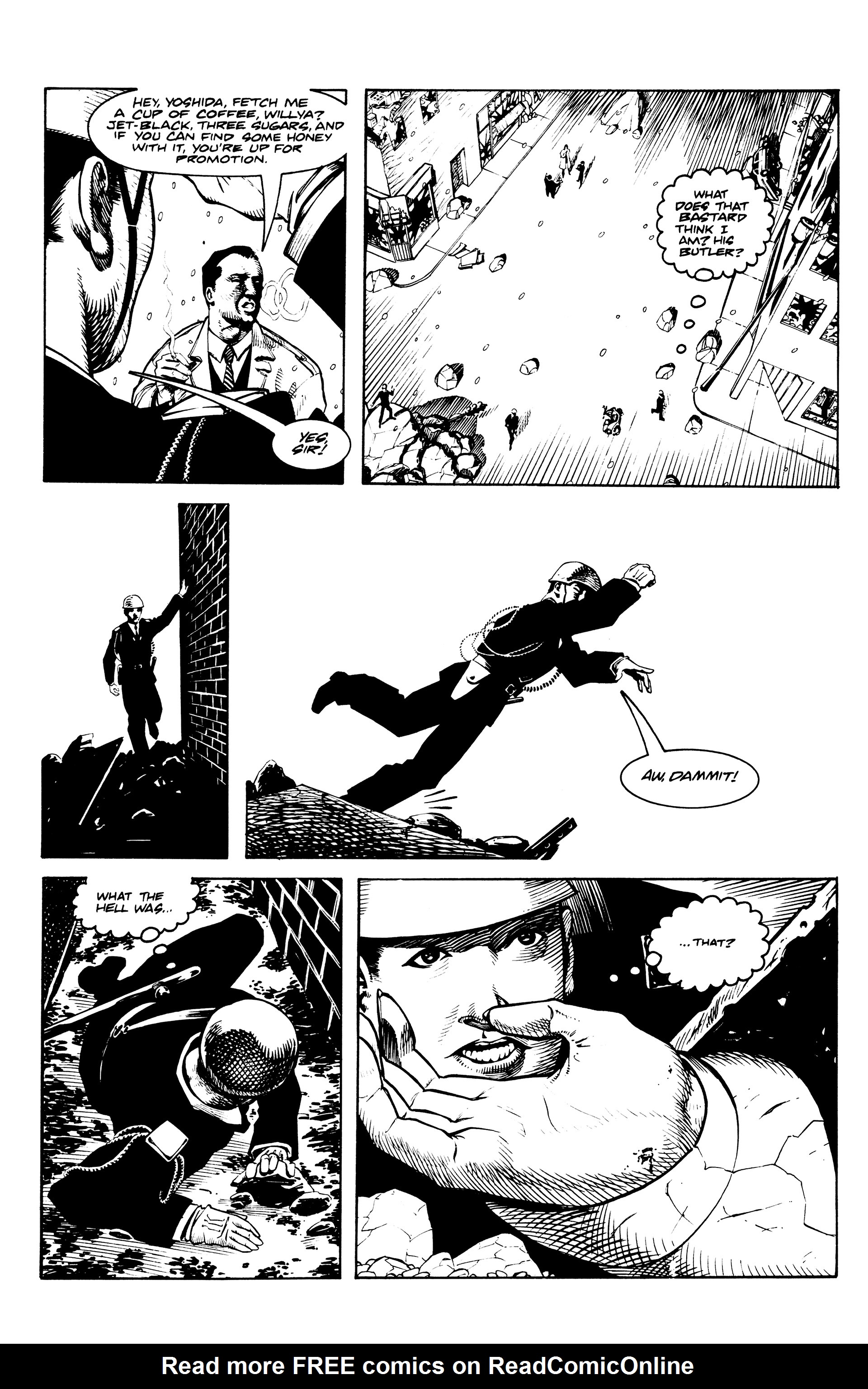 Read online Warrior Nun: Black & White comic -  Issue #4 - 7