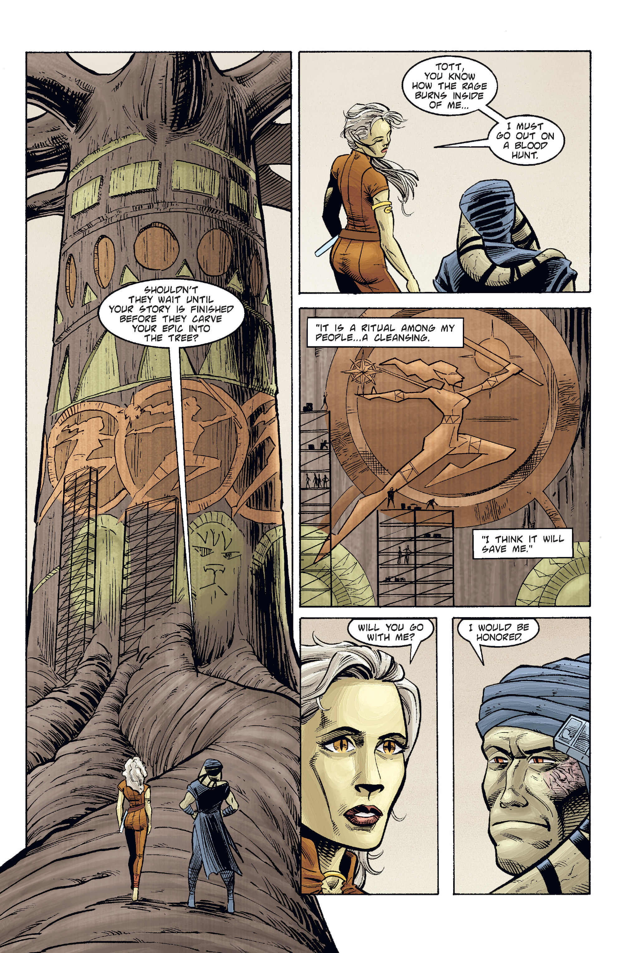 Read online Star Wars: Tales of the Jedi - Redemption comic -  Issue #3 - 13