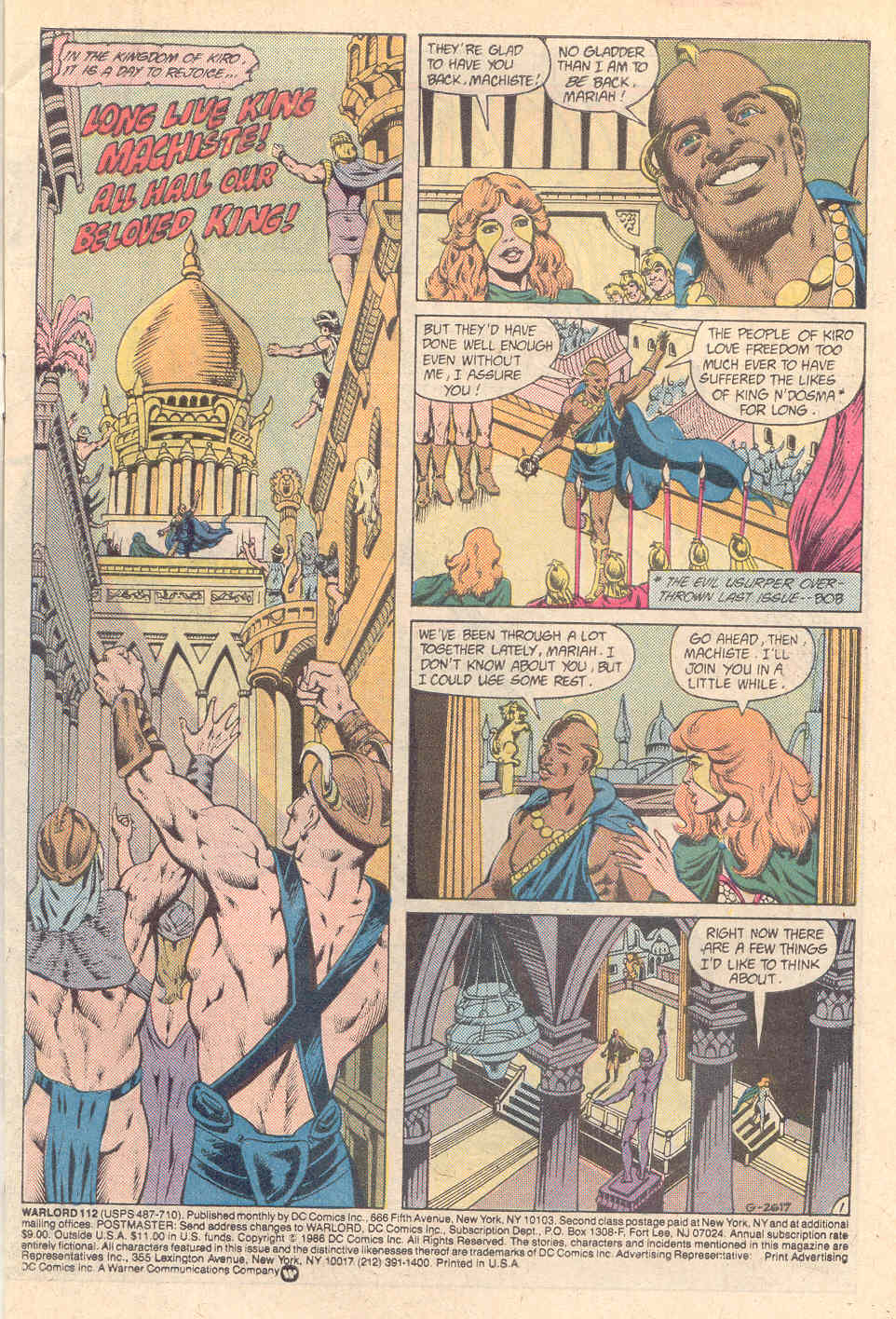 Read online Warlord (1976) comic -  Issue #112 - 2