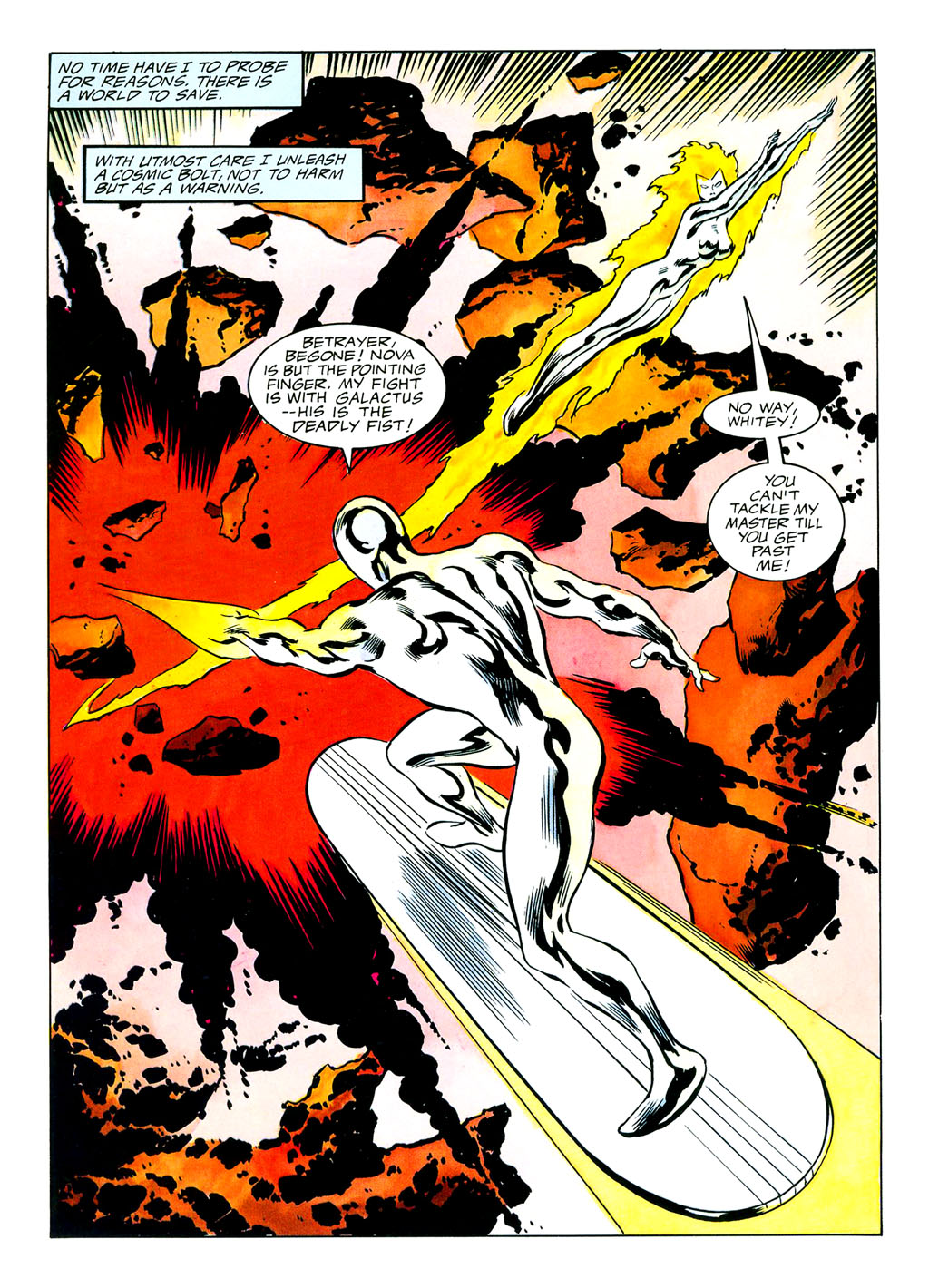 Read online Marvel Graphic Novel comic -  Issue #38 - Silver Surfer - Judgment Day - 39