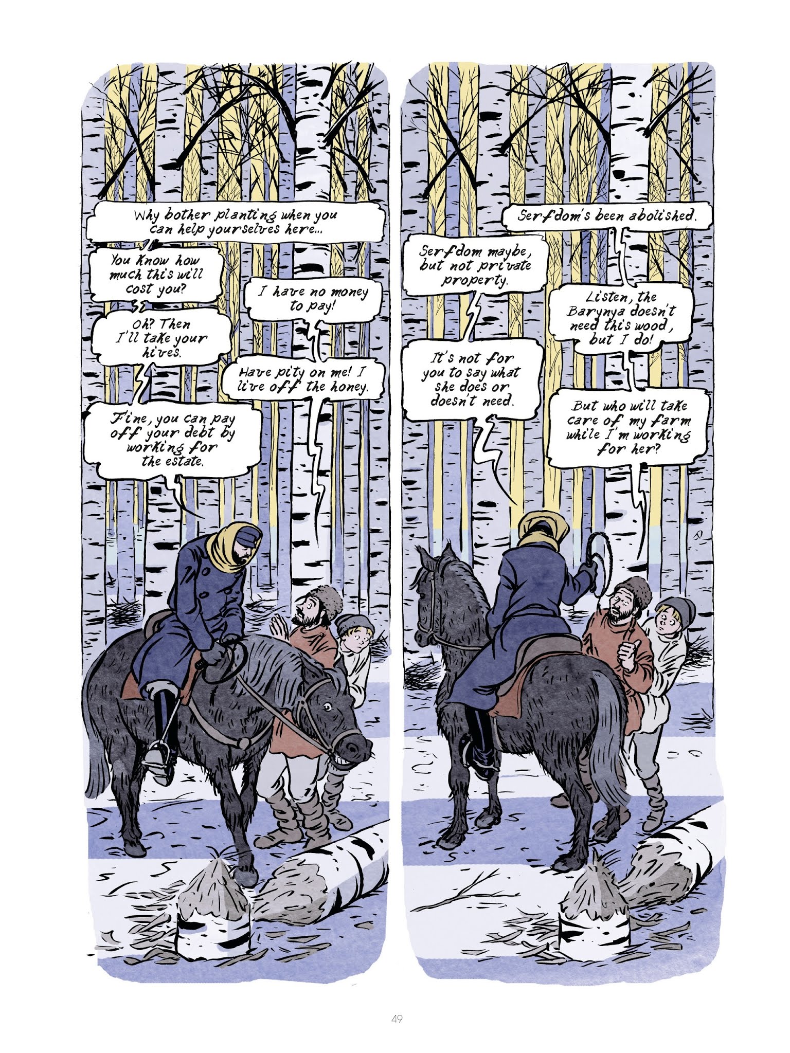 Read online How Much Land Does A Man Need? comic -  Issue # TPB - 47