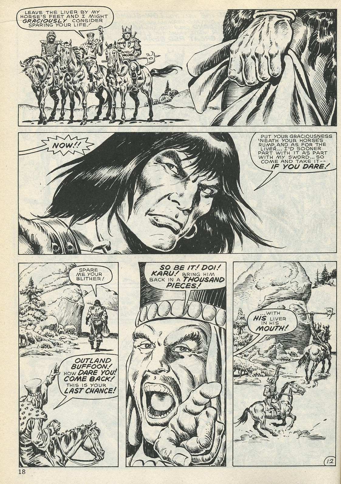 Read online The Savage Sword Of Conan comic -  Issue #132 - 18