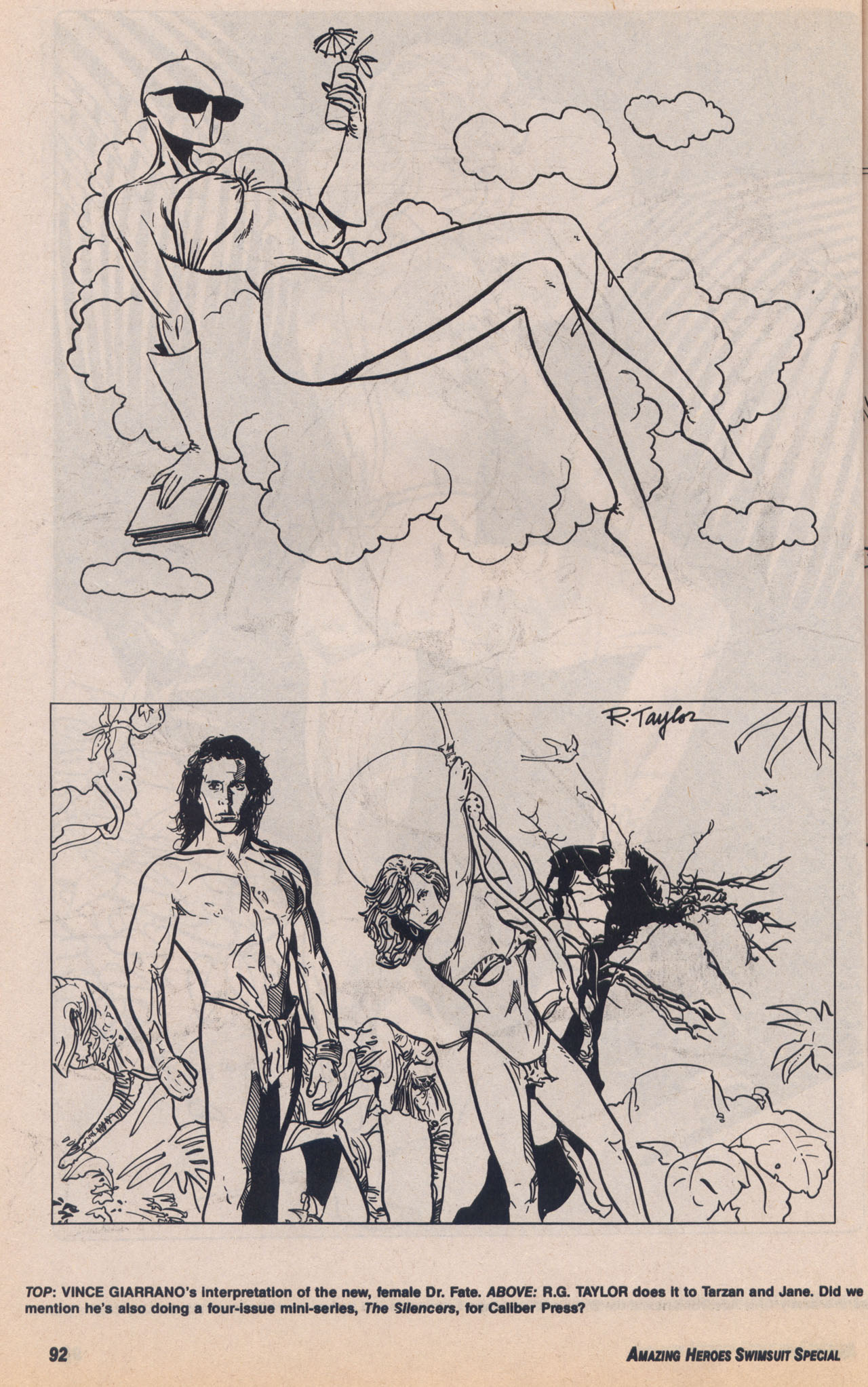Read online Amazing Heroes Swimsuit Special comic -  Issue # TPB 2 - 91