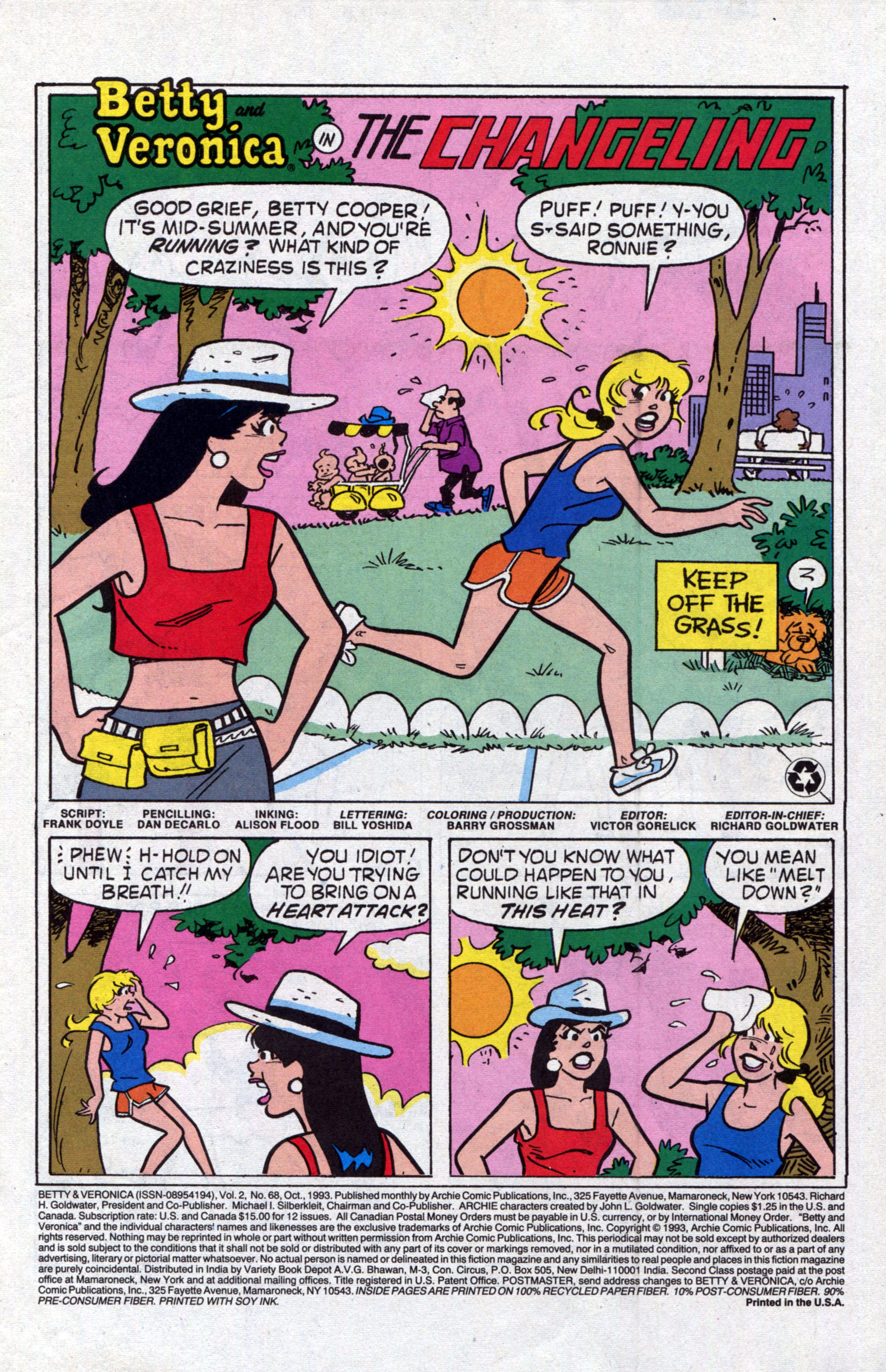 Read online Betty and Veronica (1987) comic -  Issue #68 - 3