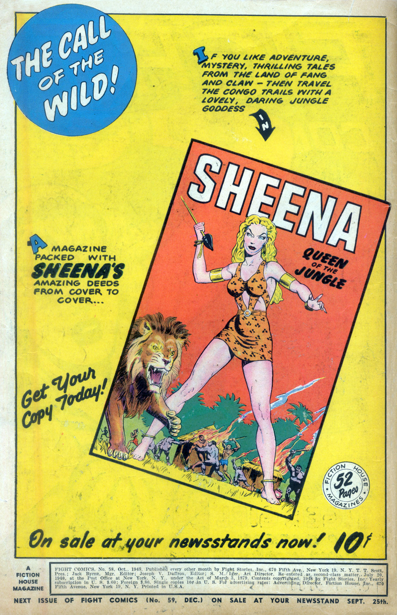 Read online Fight Comics comic -  Issue #58 - 2