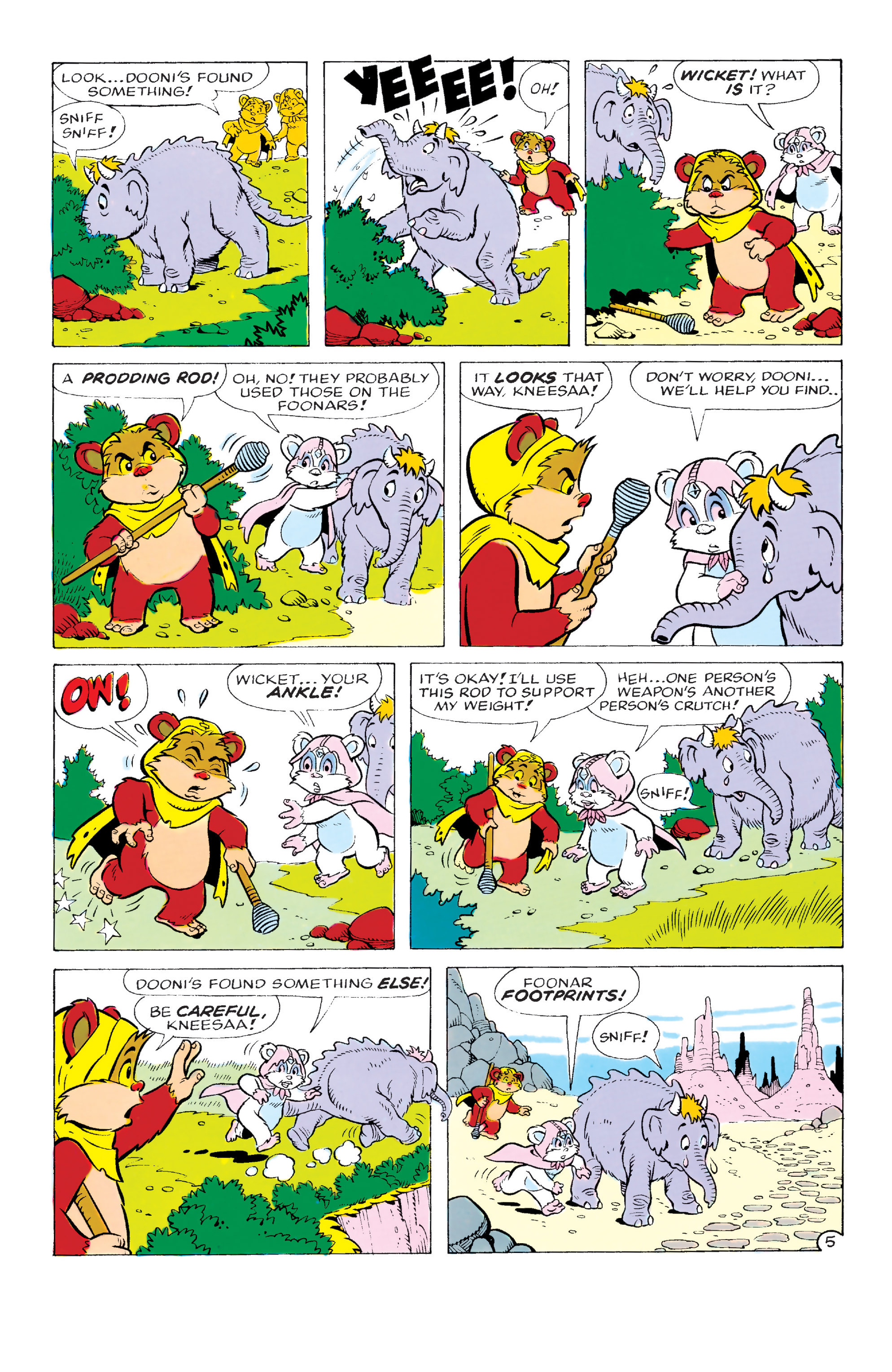 Read online Ewoks comic -  Issue #5 - 6