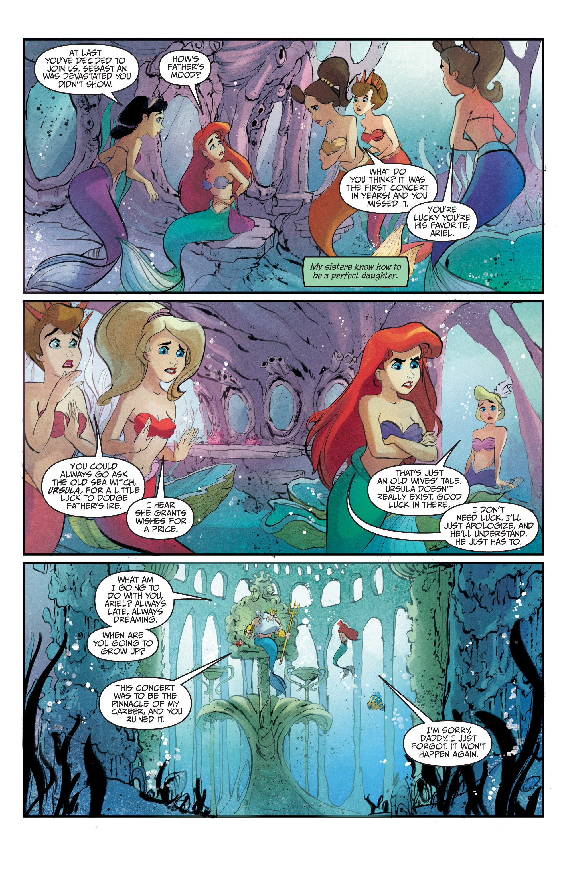 Read online Disney The Little Mermaid comic -  Issue #1 - 8