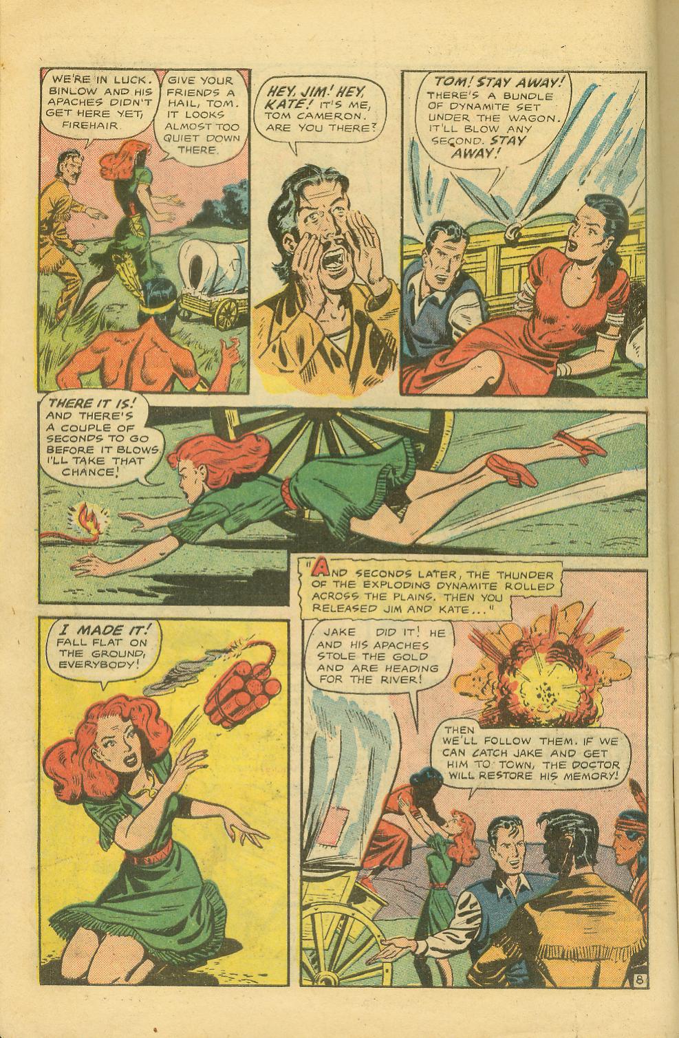 Read online Pioneer West Romances comic -  Issue #6 - 10