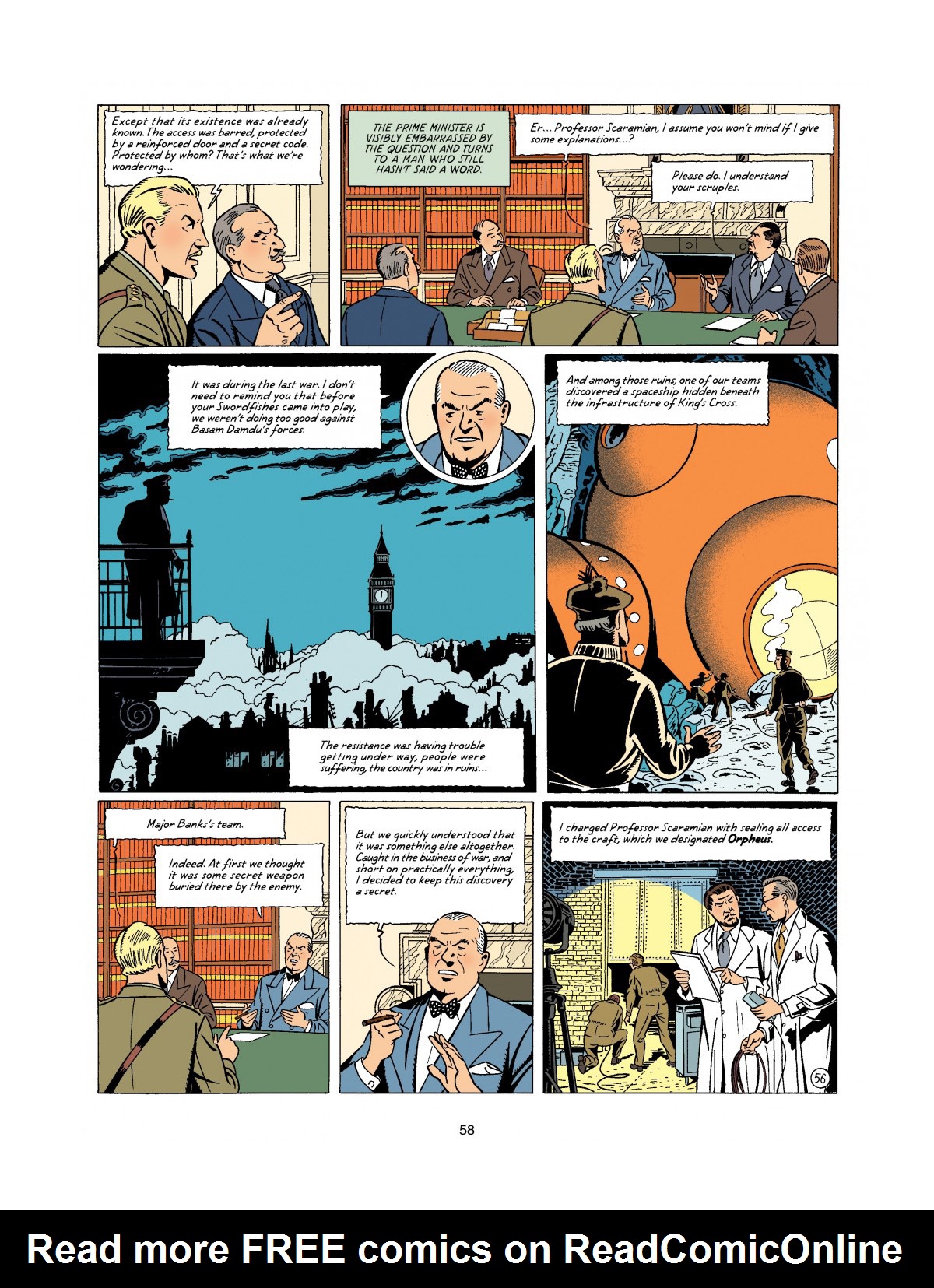 Read online Blake & Mortimer comic -  Issue #20 - 58