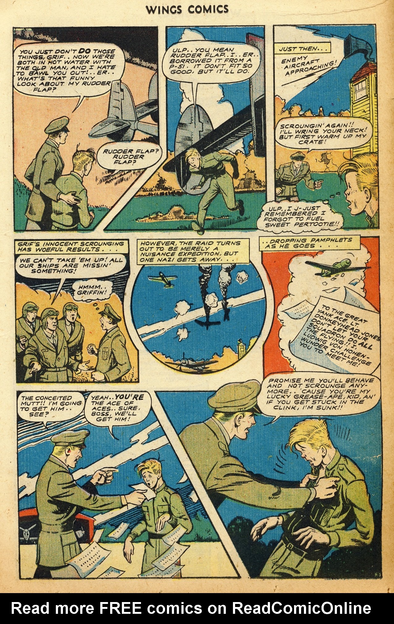 Read online Wings Comics comic -  Issue #52 - 15