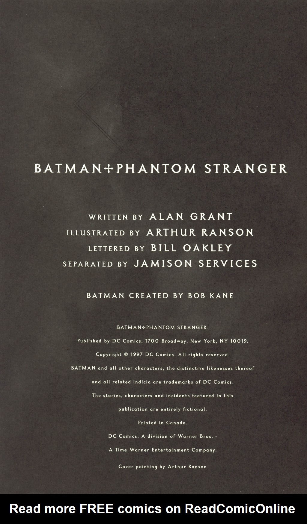 Read online Batman/Phantom Stranger comic -  Issue # Full - 2