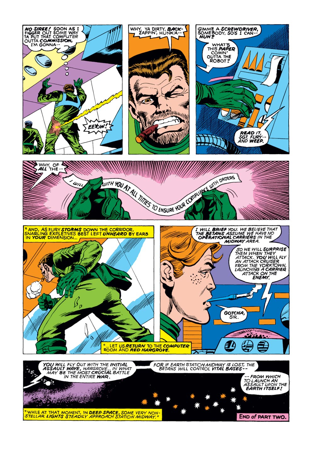 Read online What If? (1977) comic -  Issue #14 - Sgt. Fury had Fought WWII in Outer Space - 18