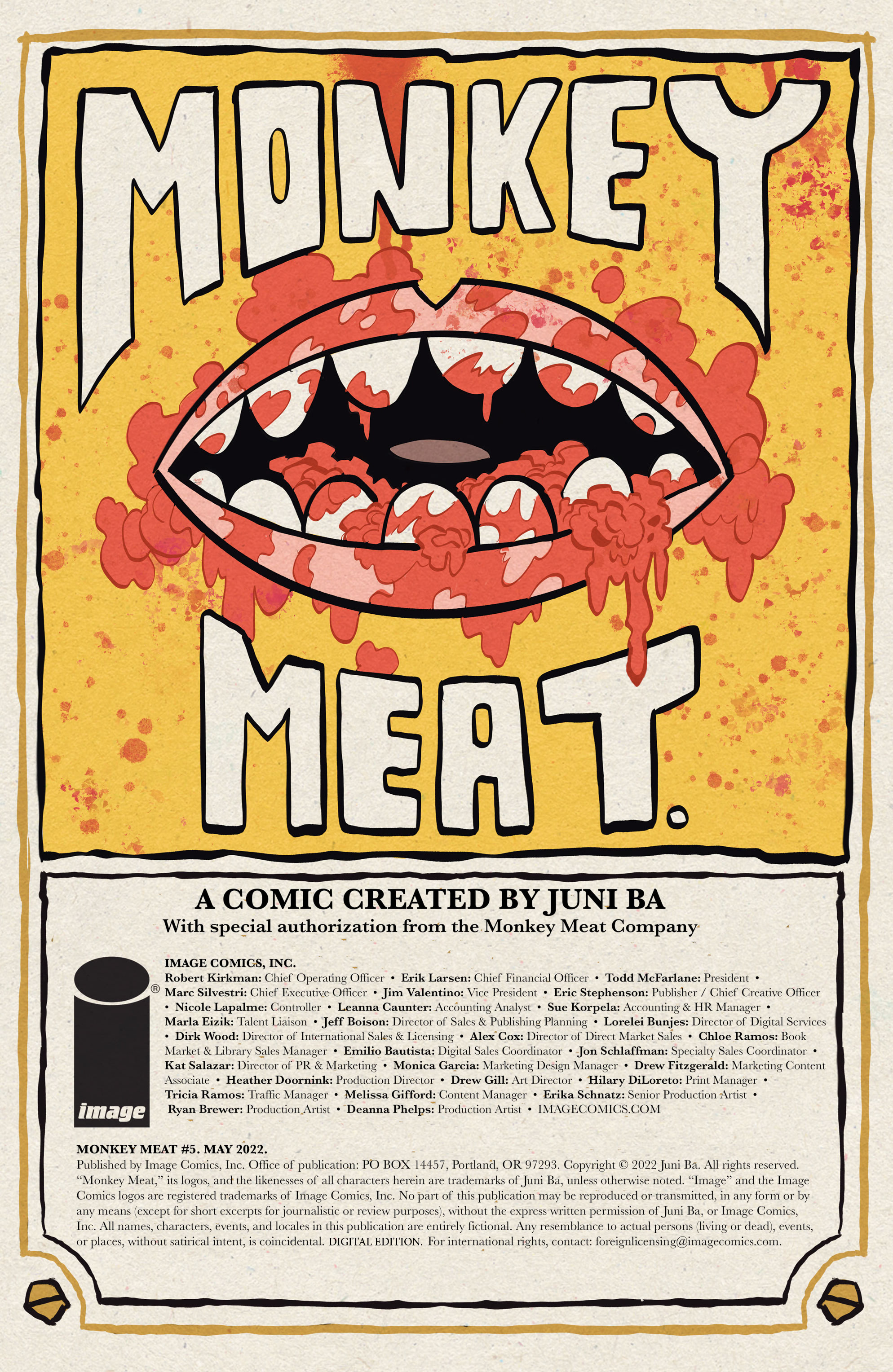 Read online Monkey Meat comic -  Issue #5 - 2